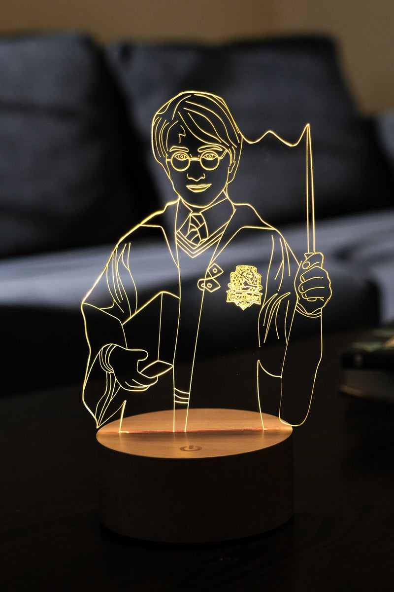 Harry Potter Hogwarts Hediyesi 3 Boyutlu Led Lamba - BYLAMP