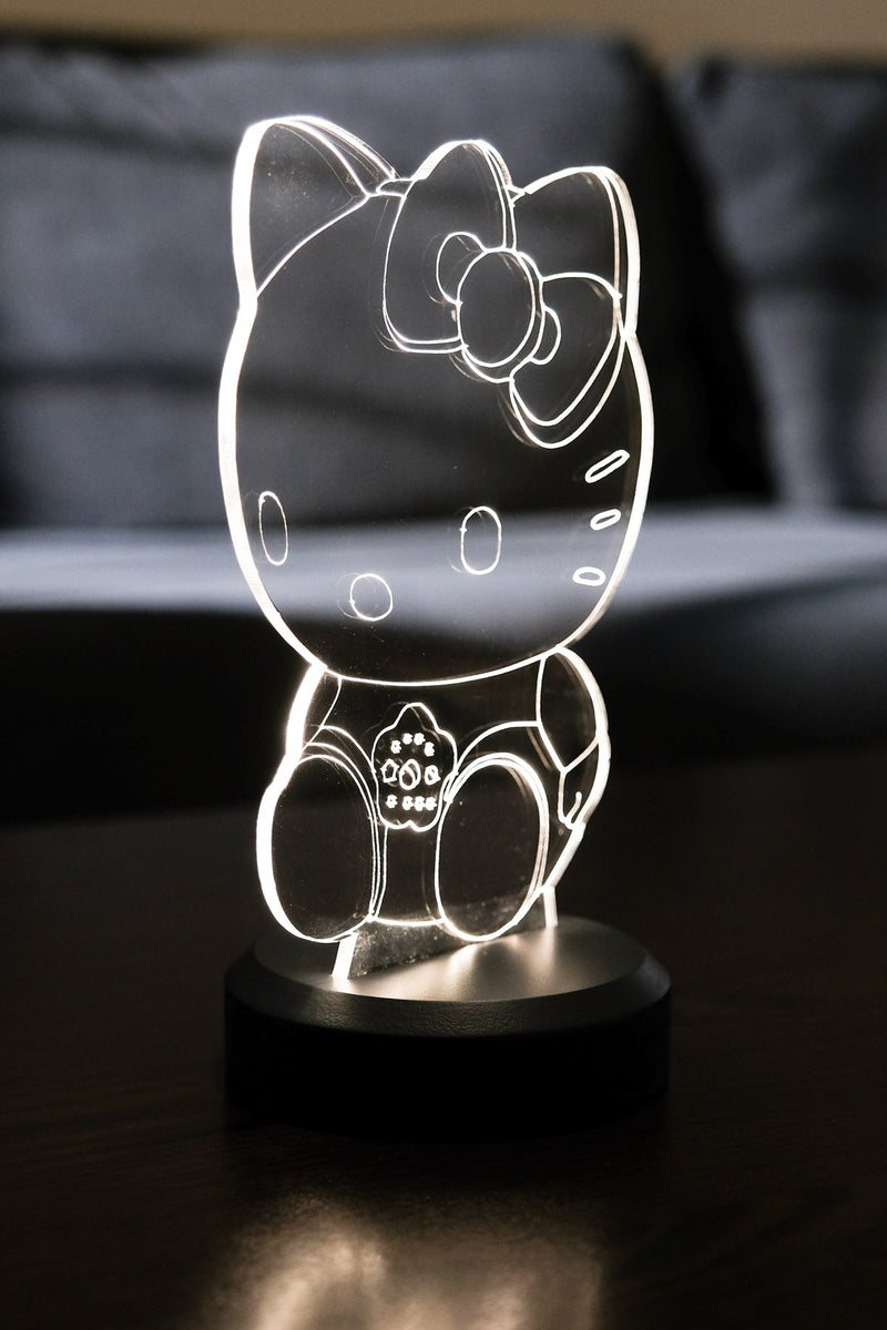 3D Hallo Kitty LED Tischlampe