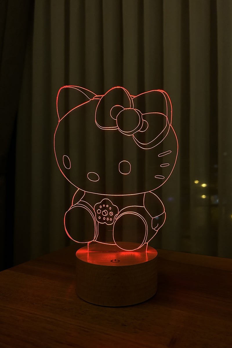 Lámpara de mesa Hello 3D Hello Kitty