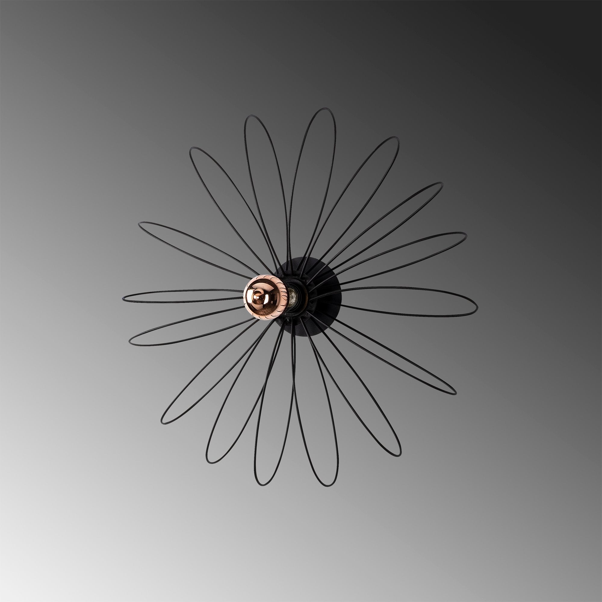 Hemdem 707 Black Tel Aplik Duvar Aydınlatma | ByLamp