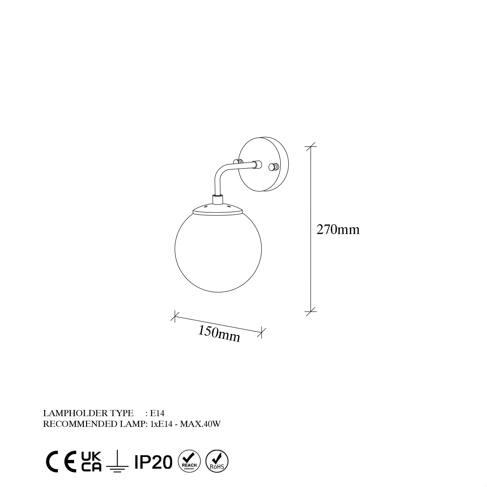 Horn 12215 Cam Aplik | ByLamp