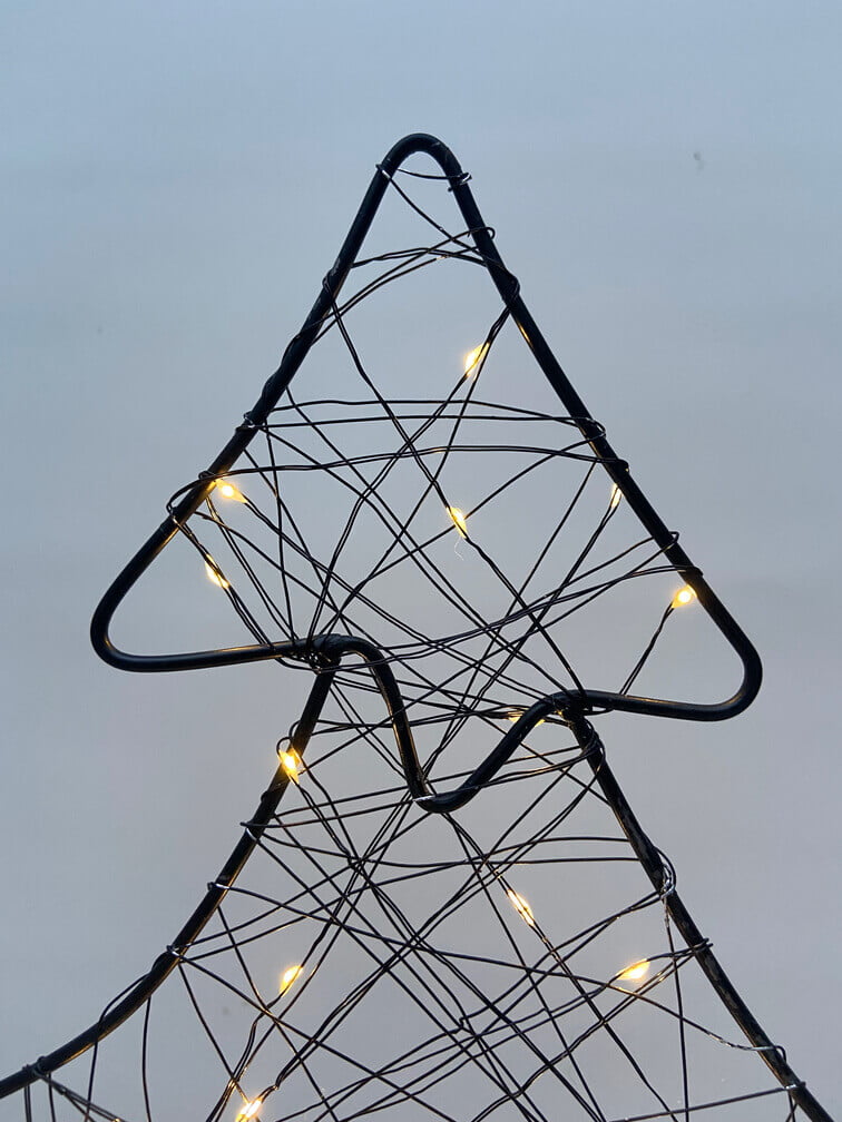 Işıklı Metal Çam Ağacı Lamba | ByLamp