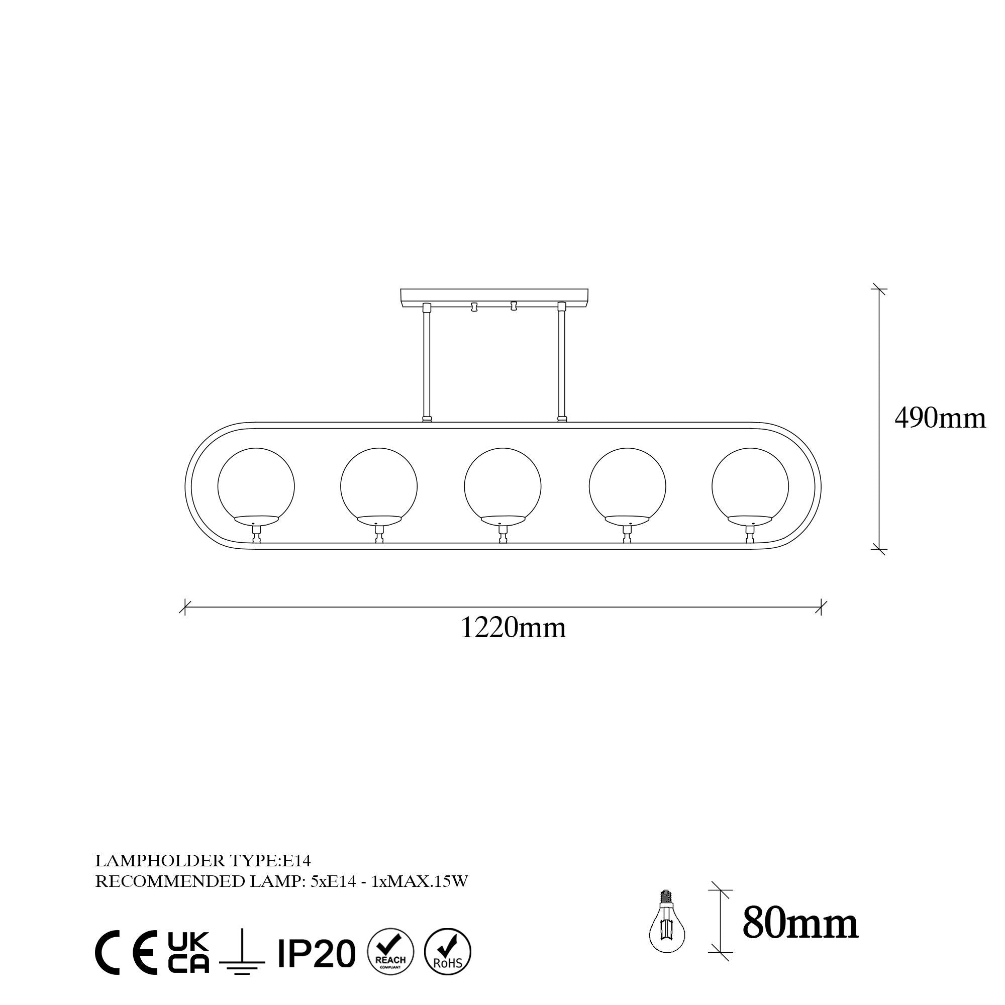 Jewel 10611 Cam Plafonyer Aydınlatma | ByLamp