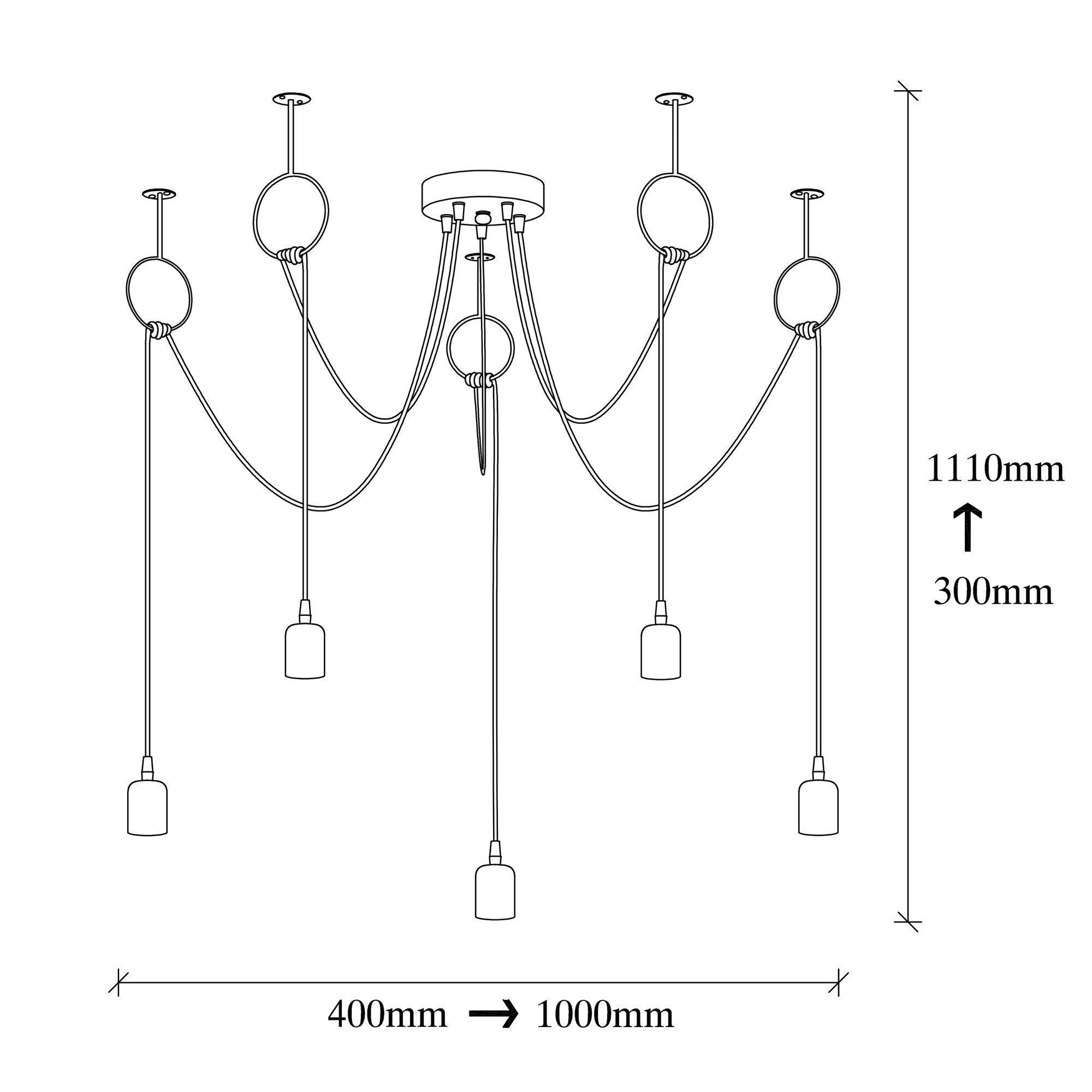 Kablo 6841 Rustik Sarkıt Aydınlatma | ByLamp