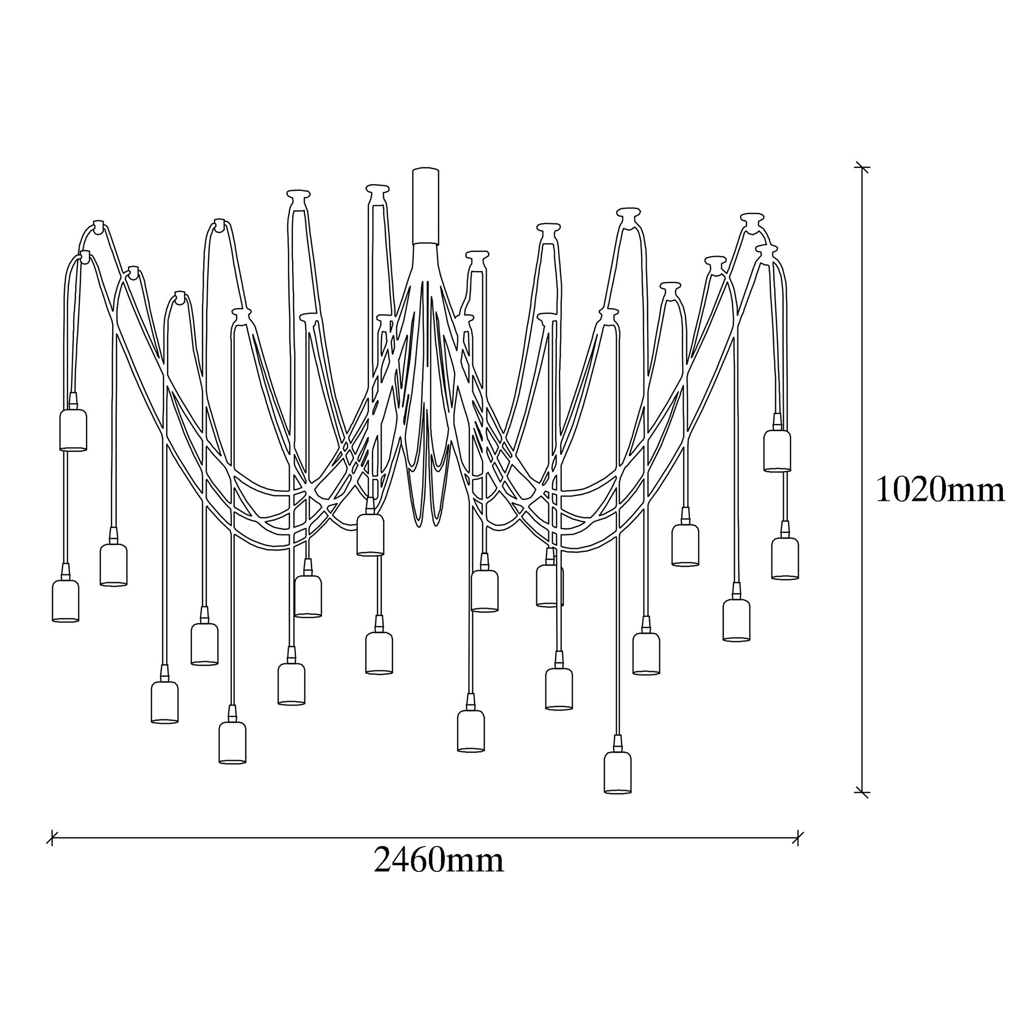 Kablo MR 932 Rustik Sarkıt Aydınlatma | ByLamp