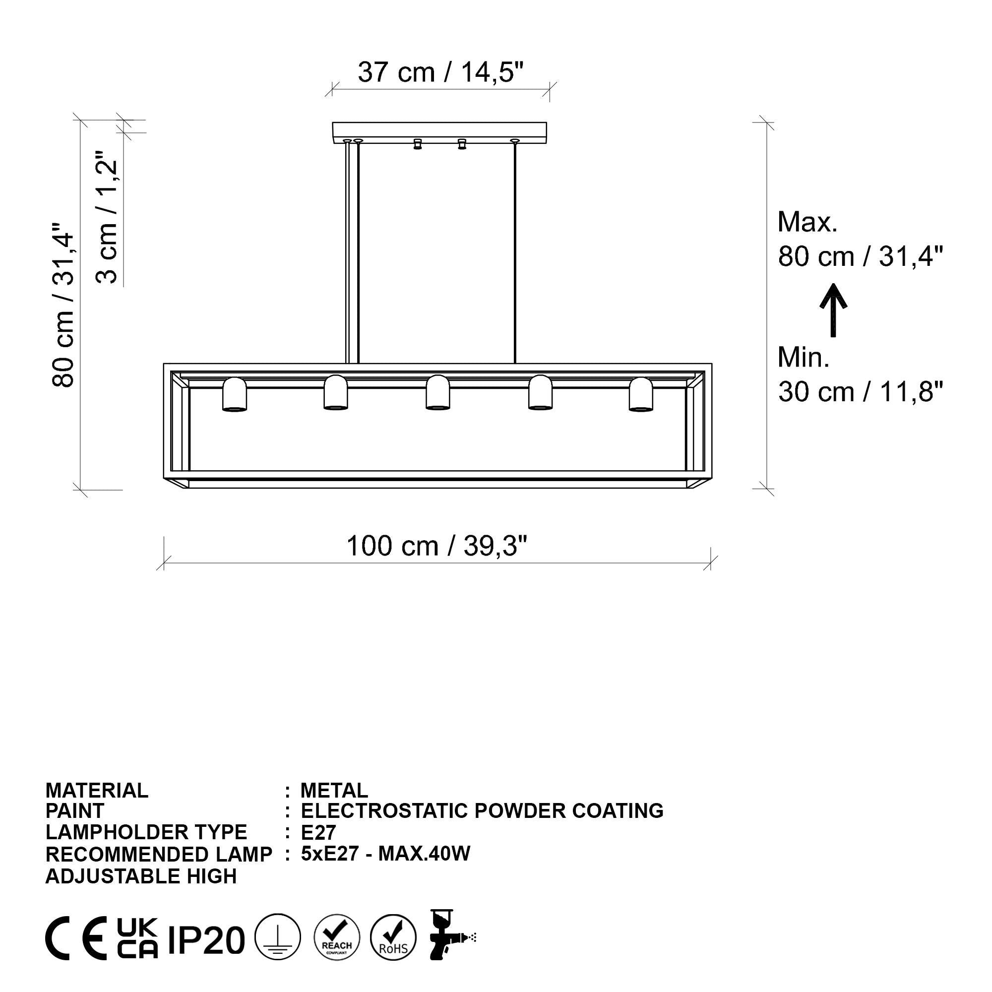 Kafes 13749 Rustik Avize Aydınlatma | ByLamp