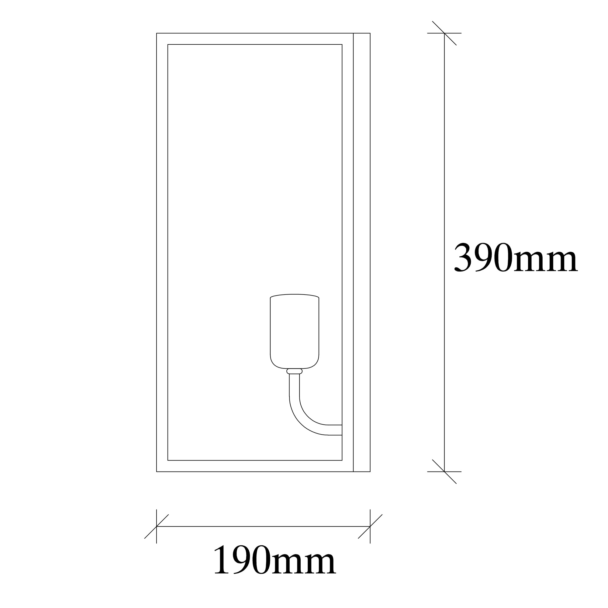 Kafes 5571 Rustik Aplik | ByLamp