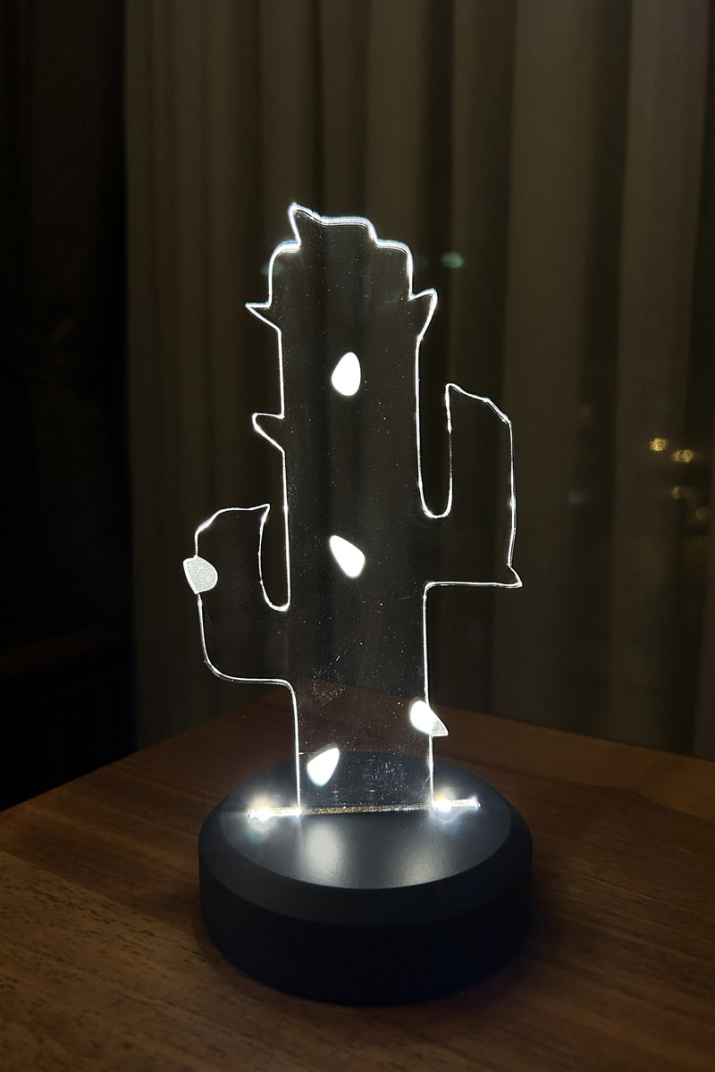 3D Cactus Led Night Light