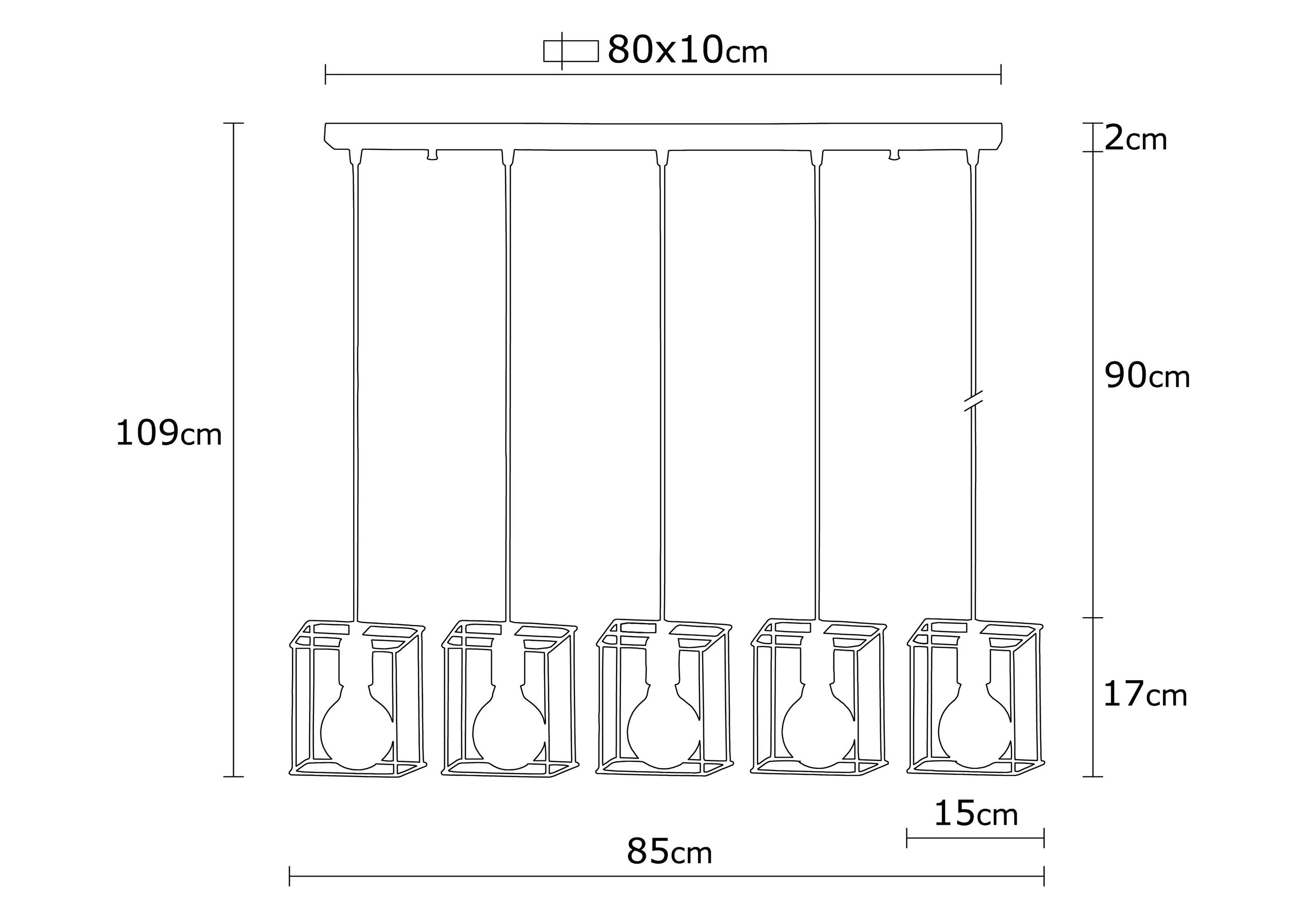 Kare Tel N 1176 Tel Sarkıt Aydınlatma | ByLamp