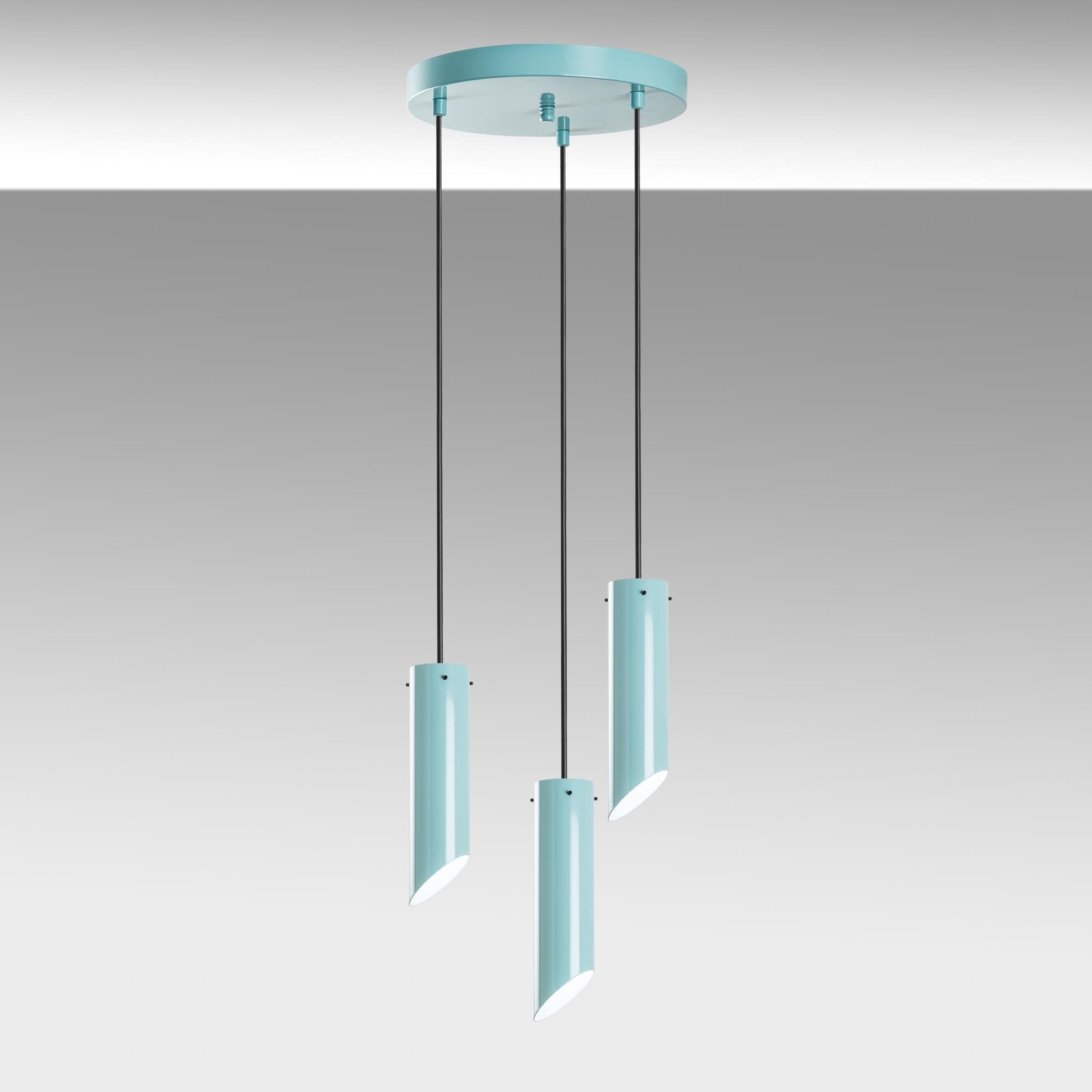 Kesik 6916 Turkuaz Rustik Sarkıt Aydınlatma | ByLamp