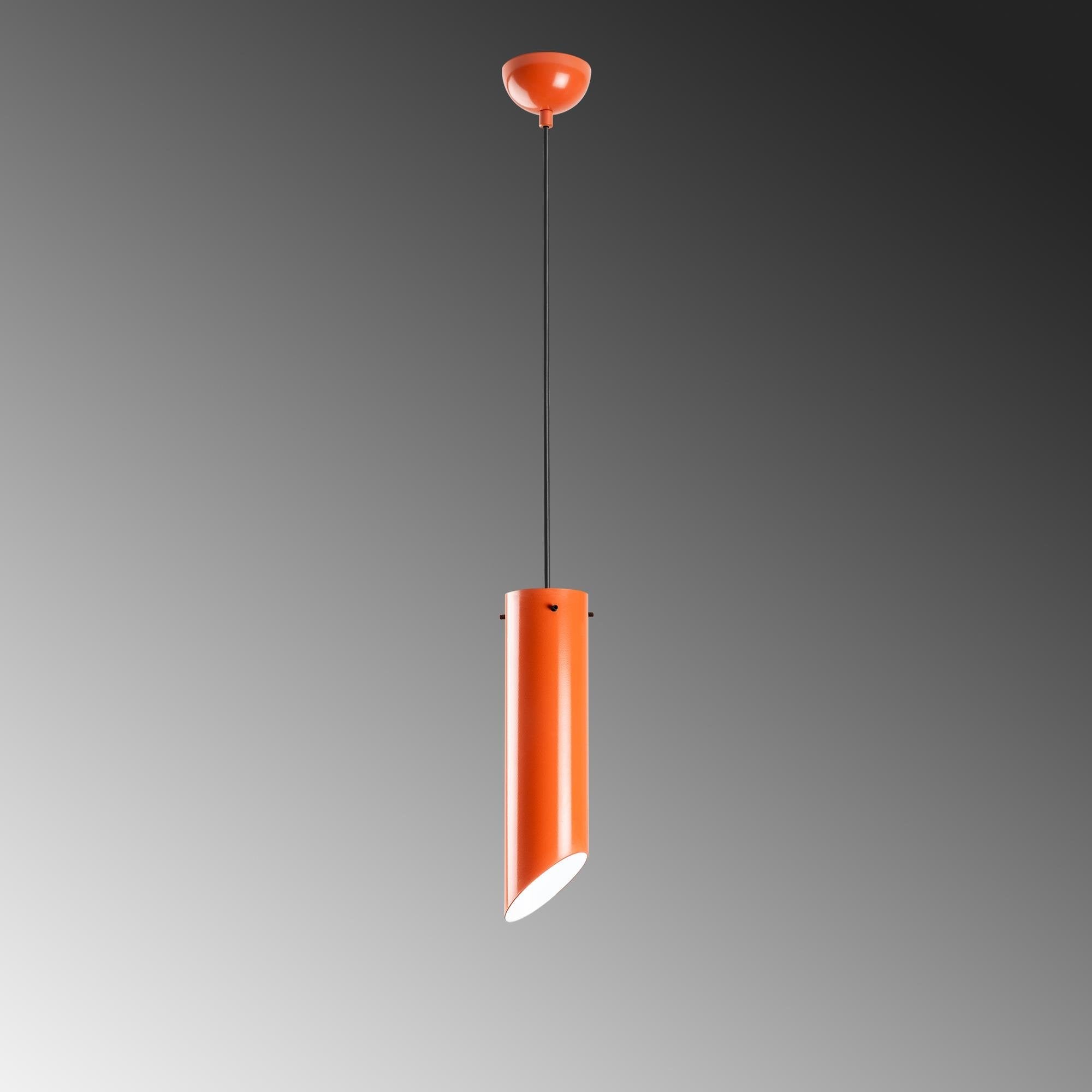 Kesik Boru MR 976 Turuncu Rustik Sarkıt Aydınlatma | ByLamp