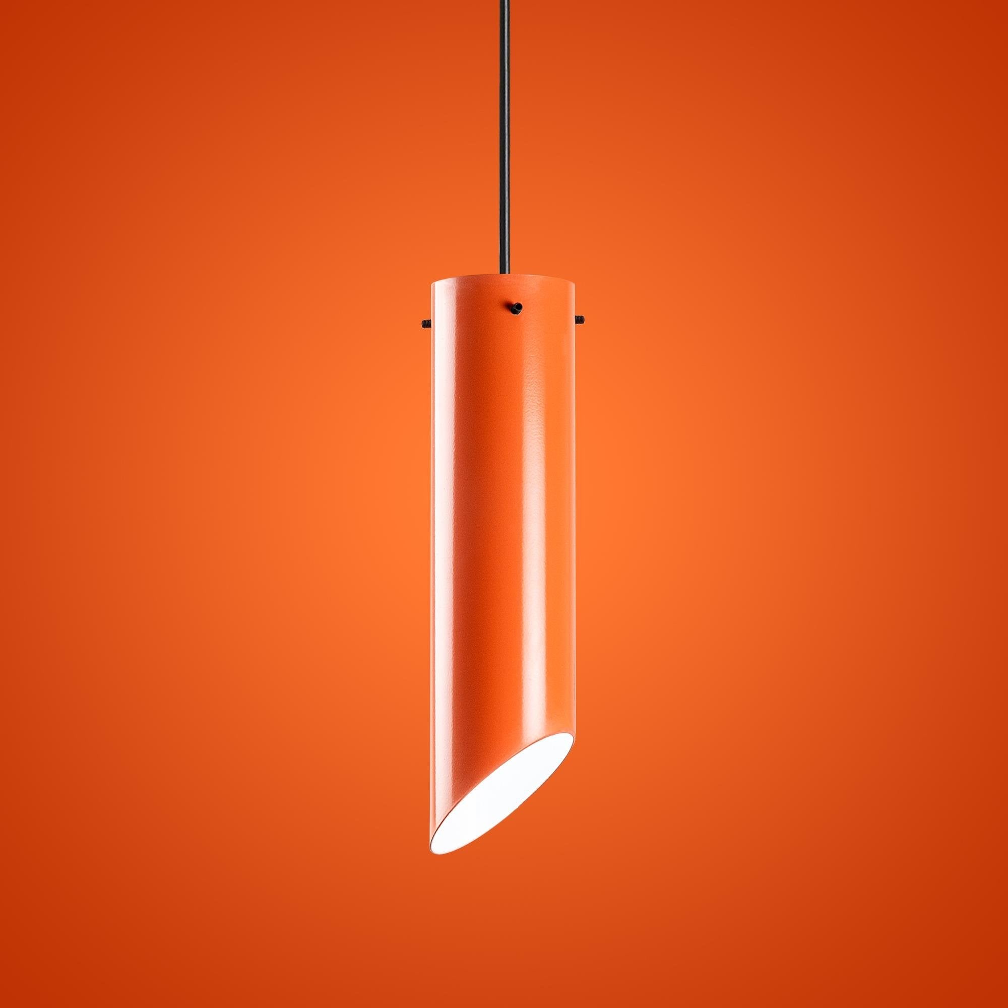 Kesik Boru MR 976 Turuncu Rustik Sarkıt Aydınlatma | ByLamp