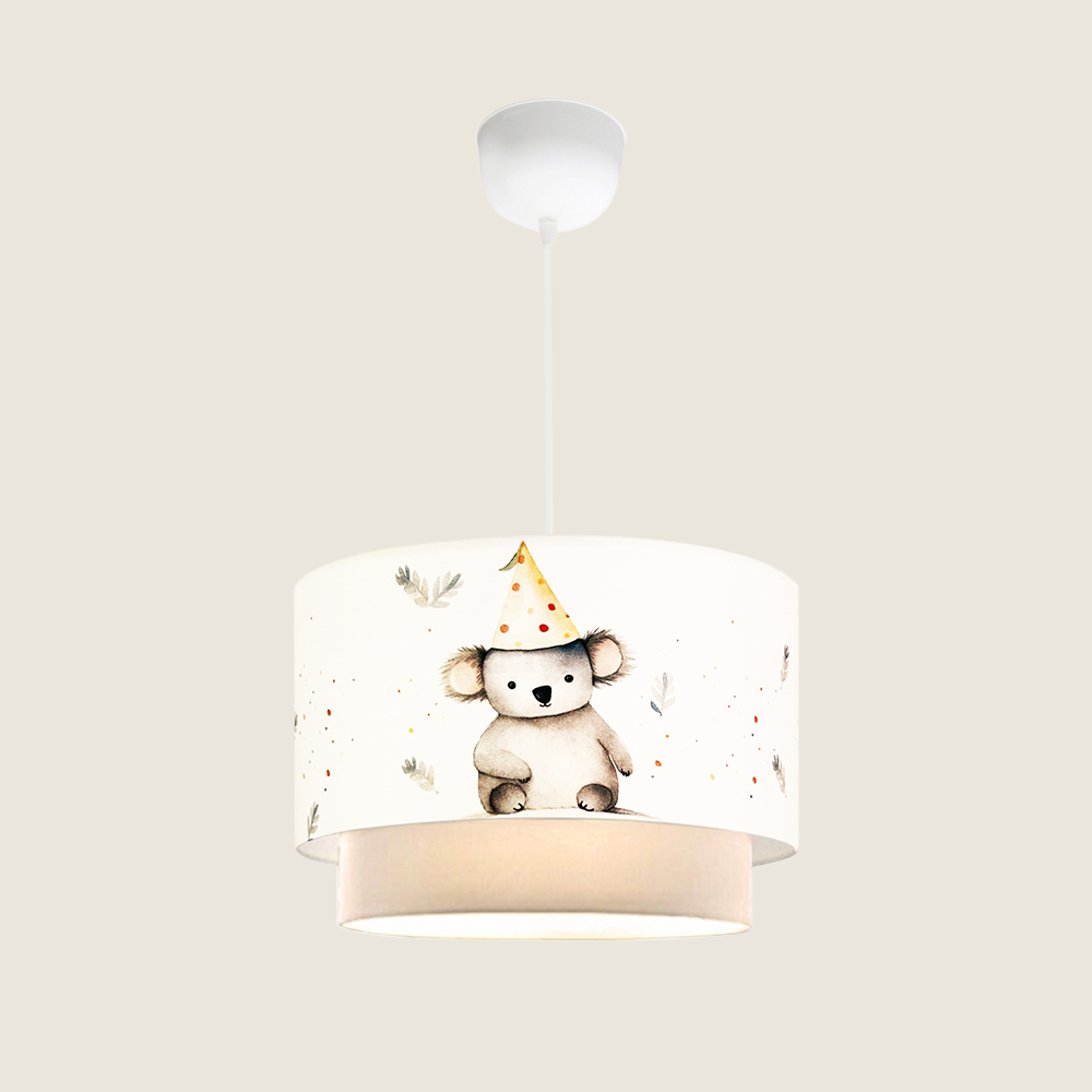 Kids Room Sleeping Cute Rabbit Pendant Chandelier Lamp | ByLamp