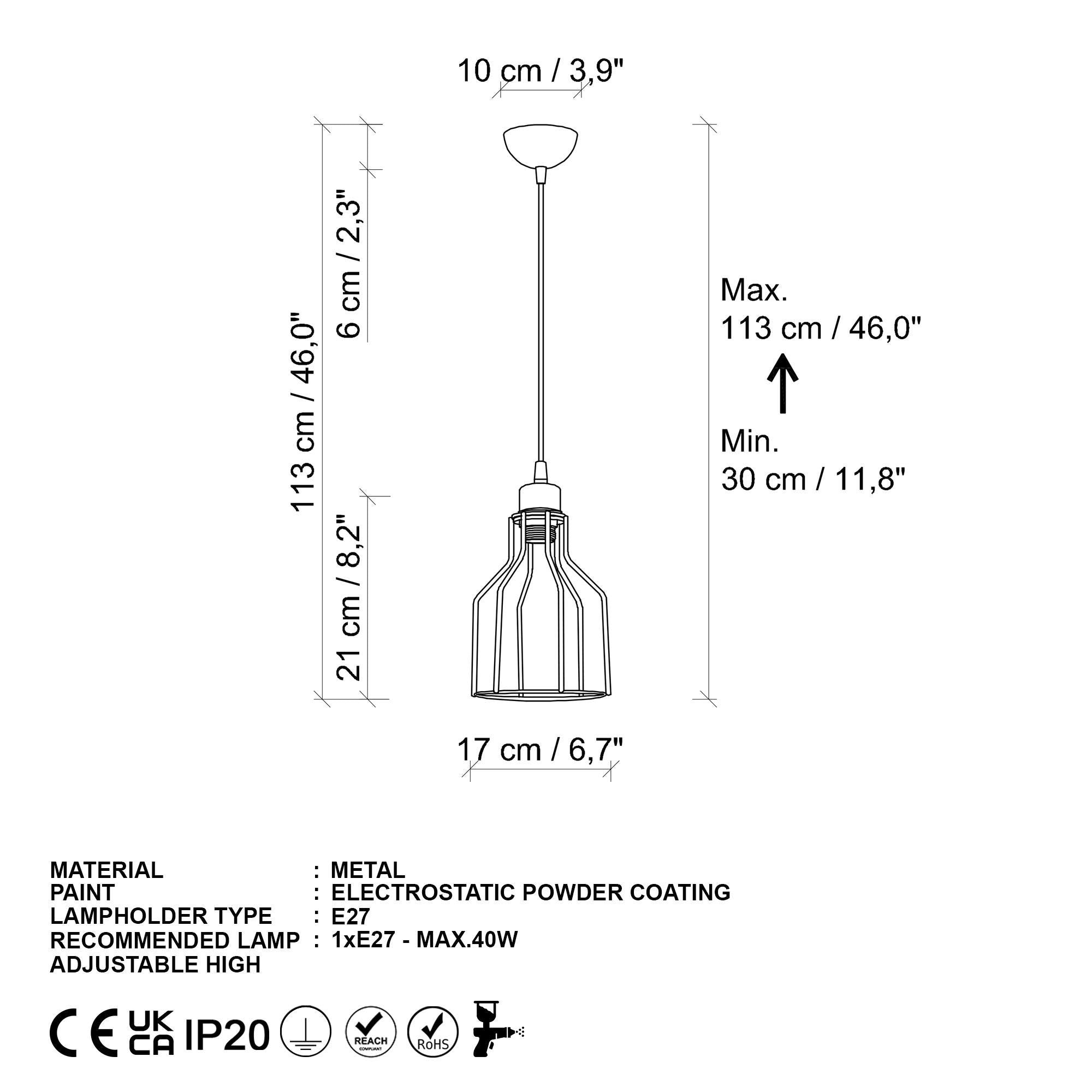Kofi N 1092 1 Tel Sarkıt Aydınlatma | ByLamp