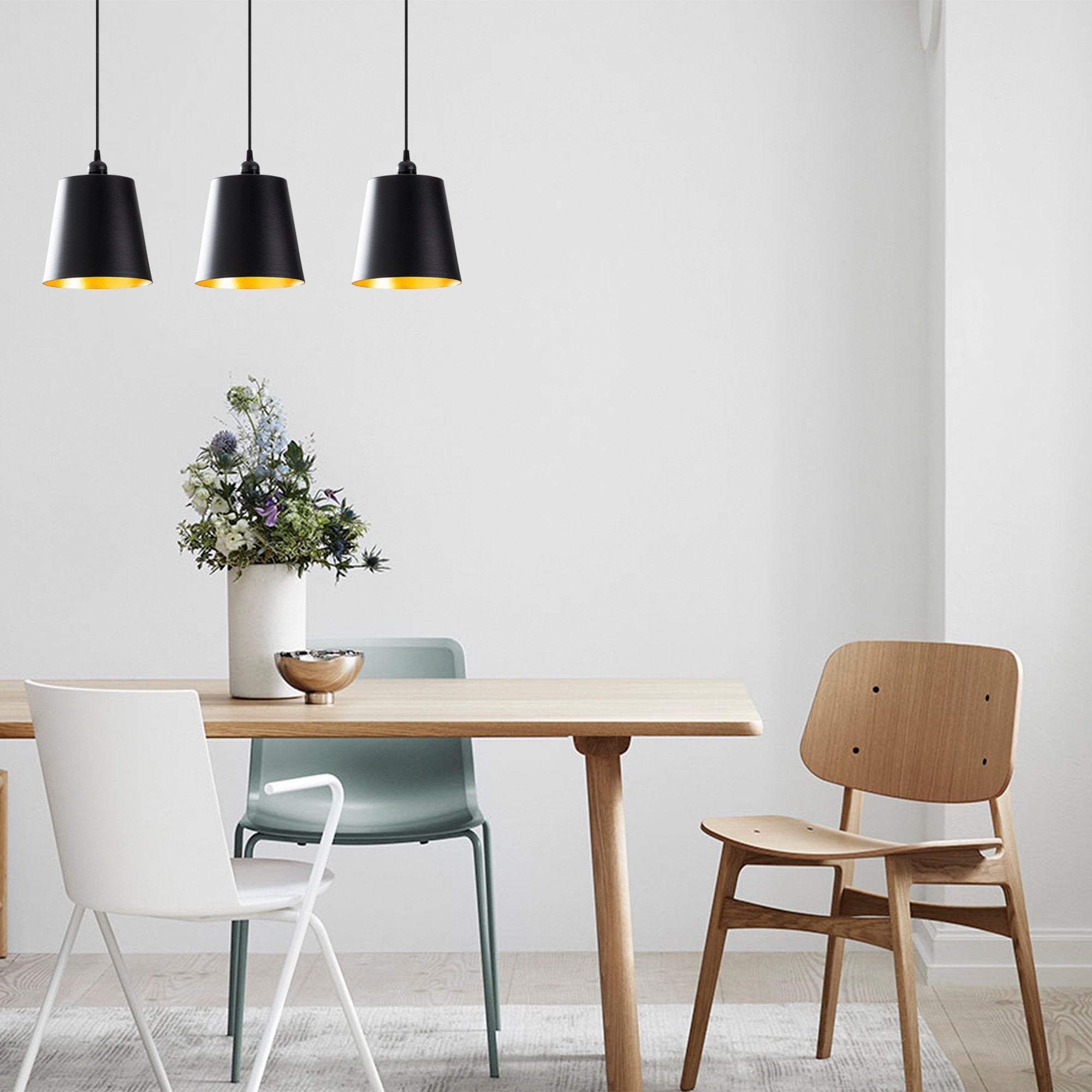 Konikfes 196 Black 2 Sıvama Sarkıt Aydınlatma | ByLamp