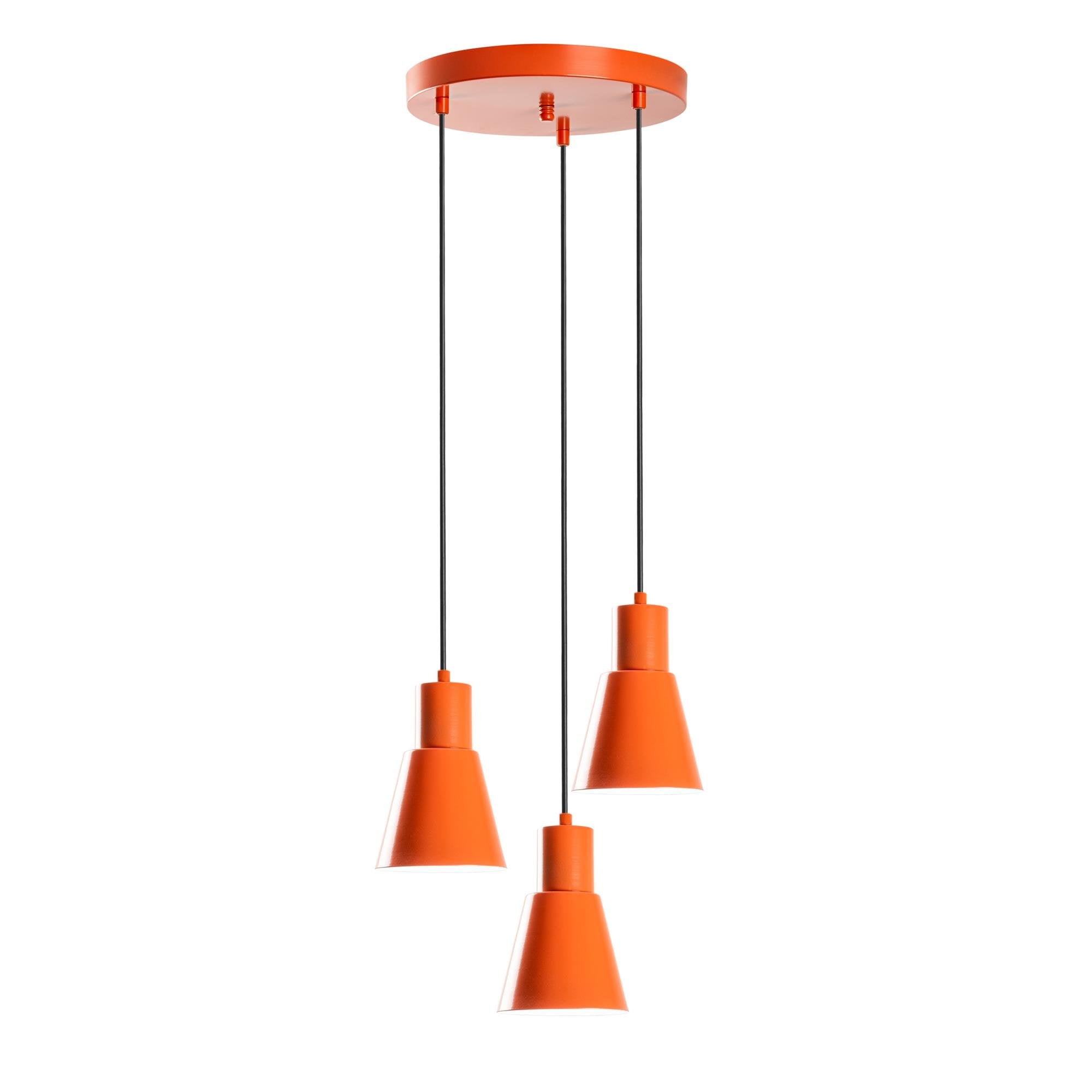 Konikkem 6357 3 Turuncu Sıvama Sarkıt Aydınlatma | ByLamp
