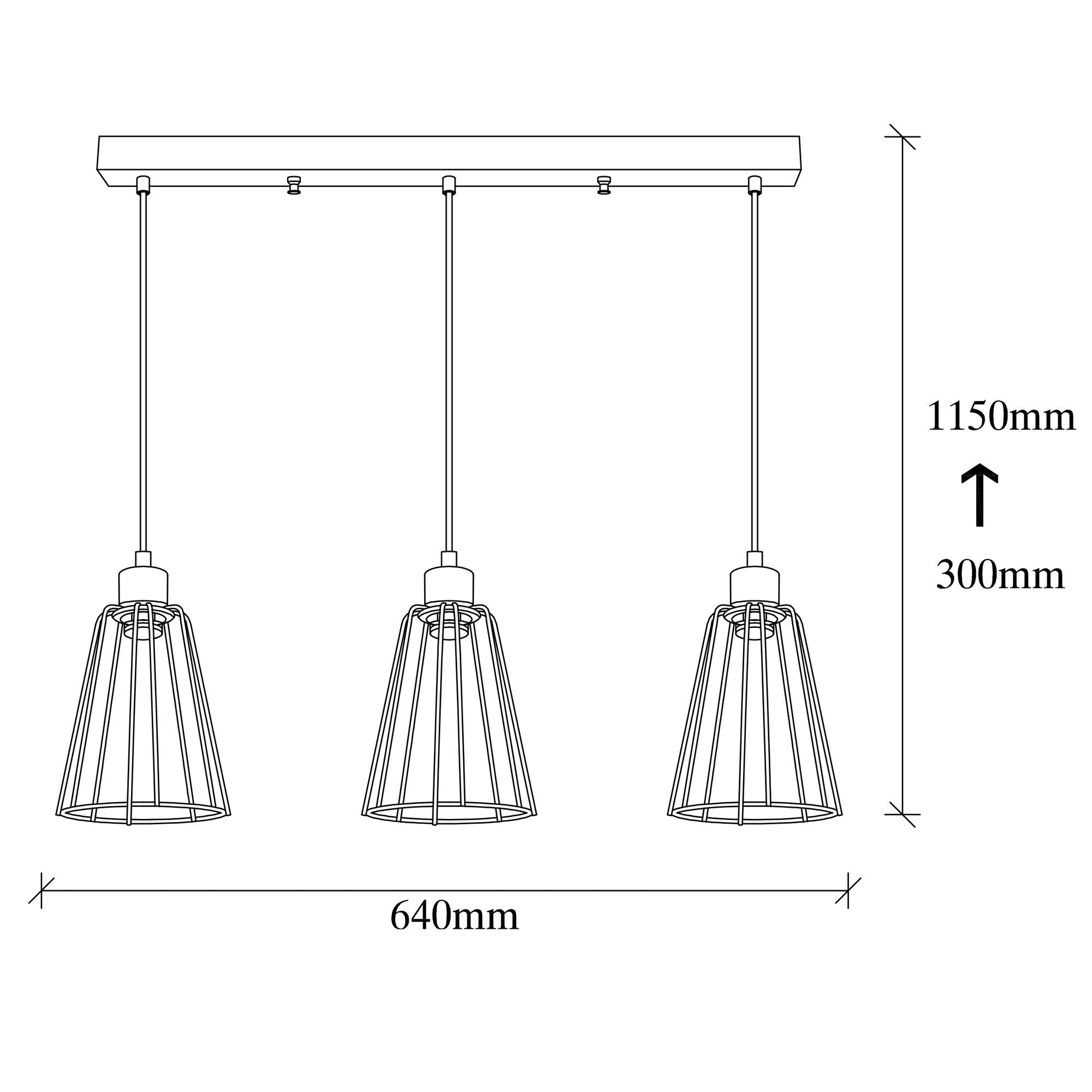 Konik Tel 6666 Tel Sarkıt Aydınlatma | ByLamp