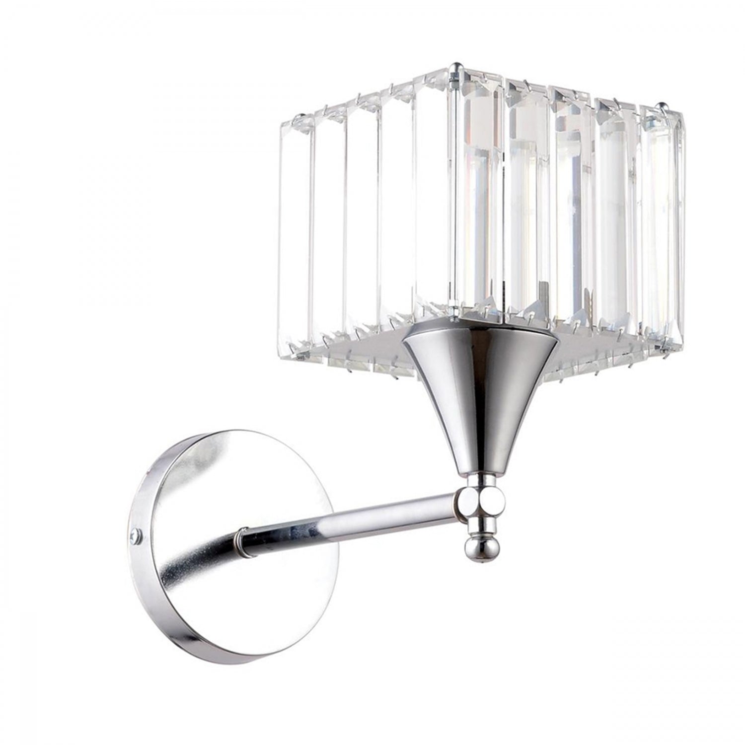 Crystal Glass Wall Lamp Square | ByLamp