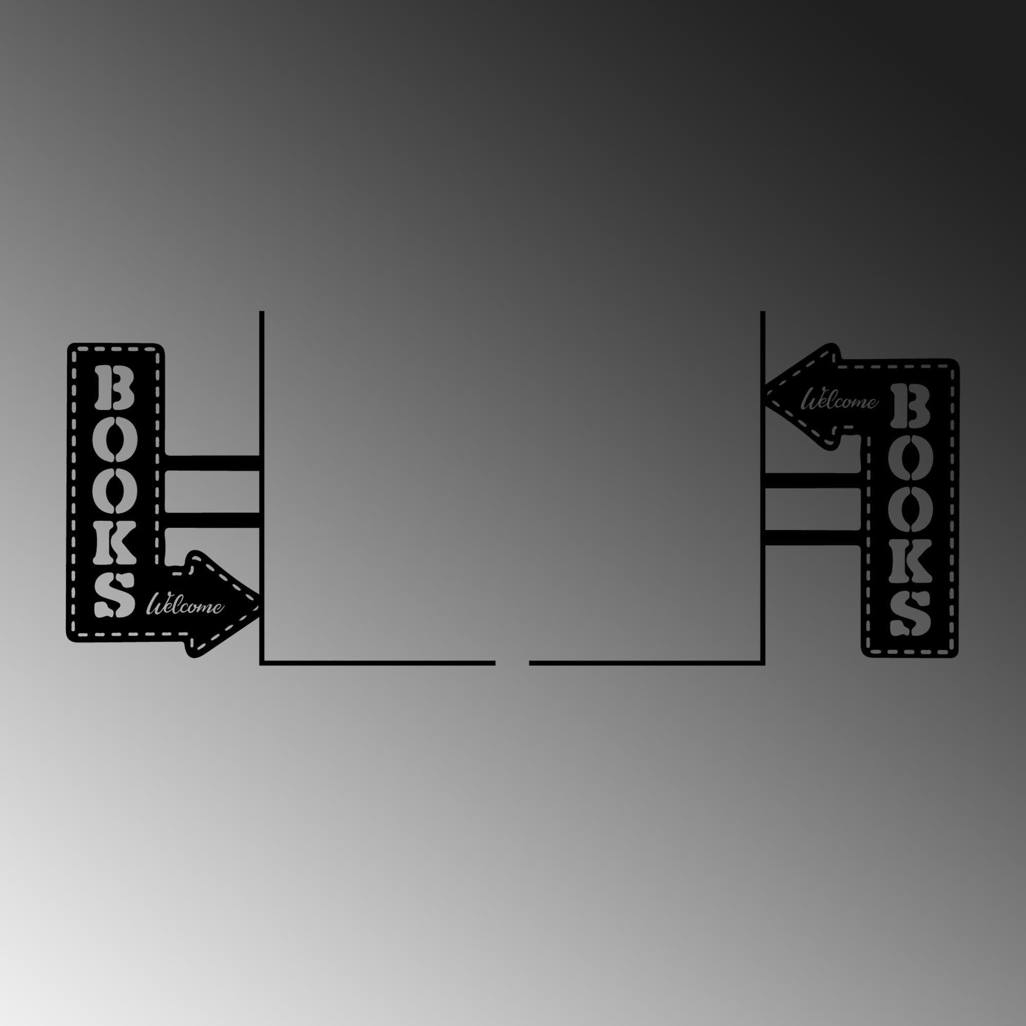 KT-039 Dekoratif Metal Kitap Tutucu | ByLamp