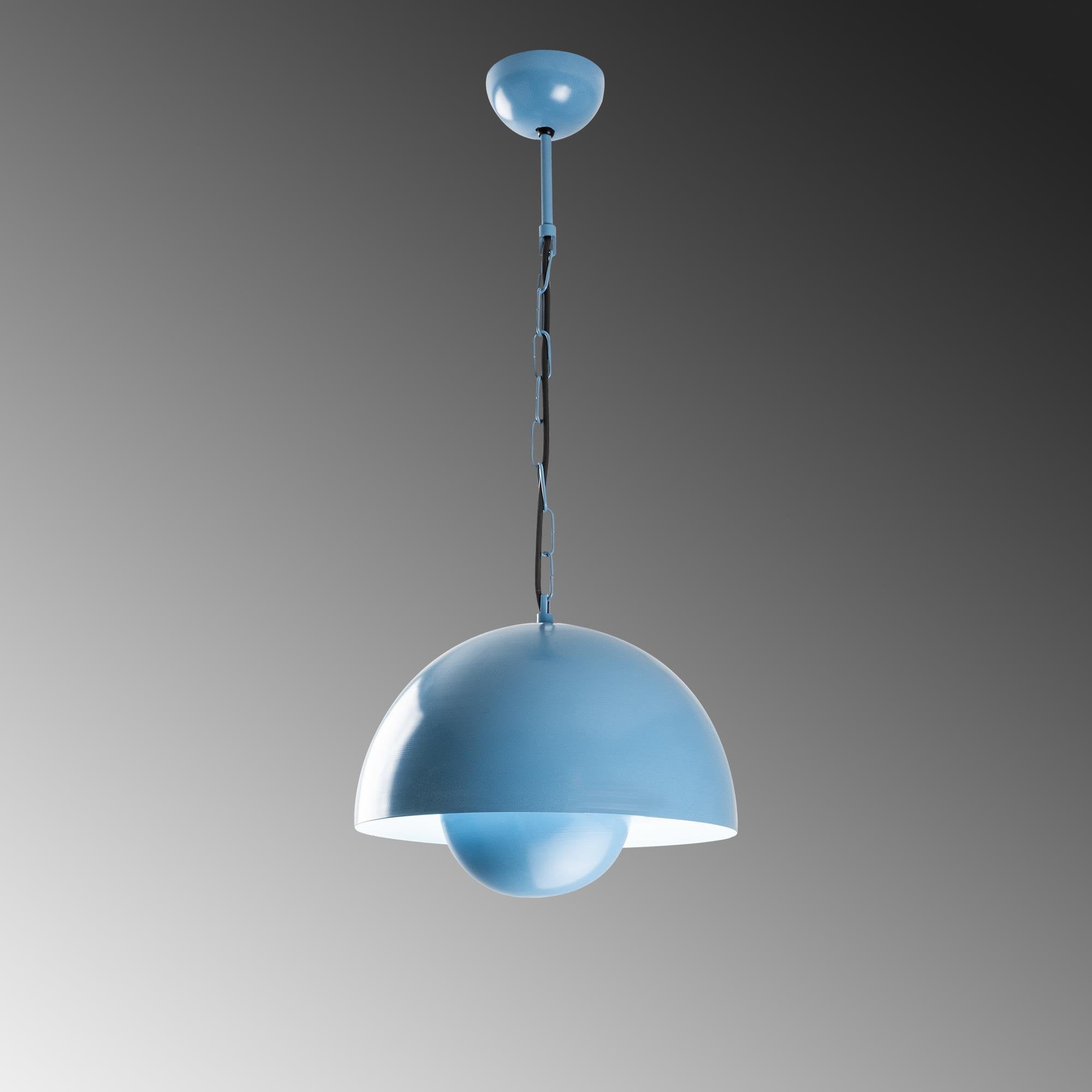 Küre 30 15 Nus 2676 Açık Mavi Sıvama Sarkıt Aydınlatma | ByLamp