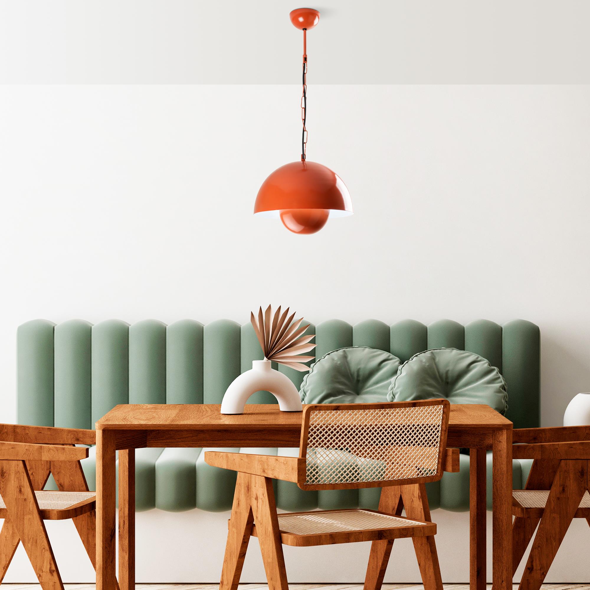 Küre 30 15 Nus 2676 Turuncu Sıvama Sarkıt Aydınlatma | ByLamp