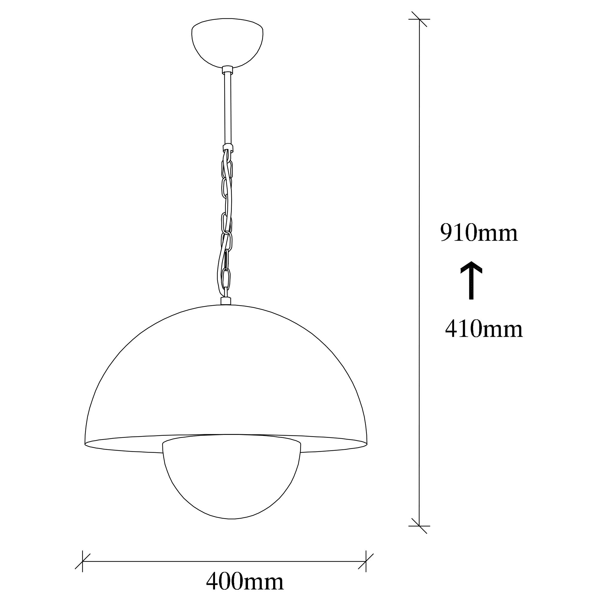 Küre 40 20 Nus 2681 Sıvama Sarkıt Aydınlatma | ByLamp