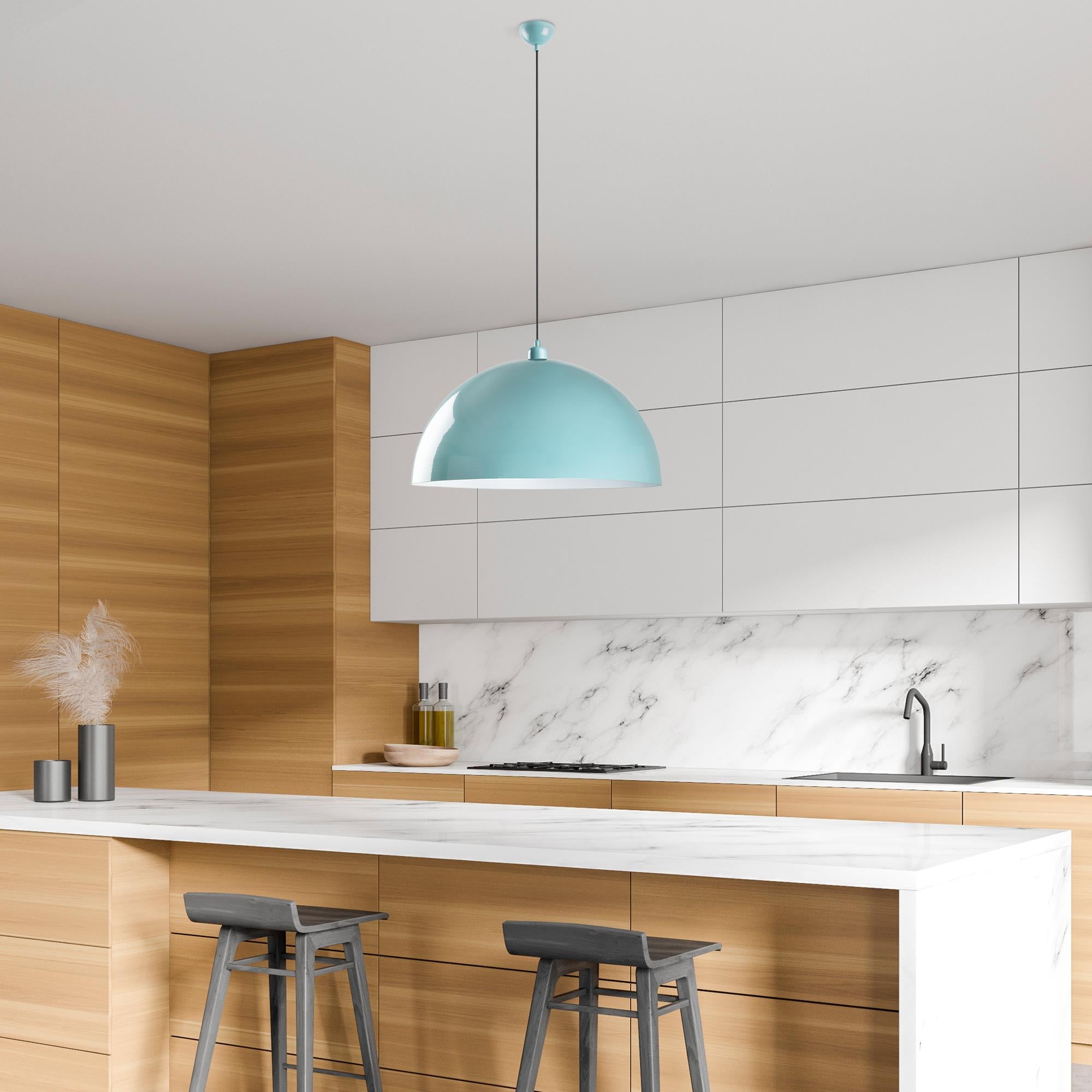 Küre 60 236 Turkuaz Sıvama Sarkıt Aydınlatma | ByLamp