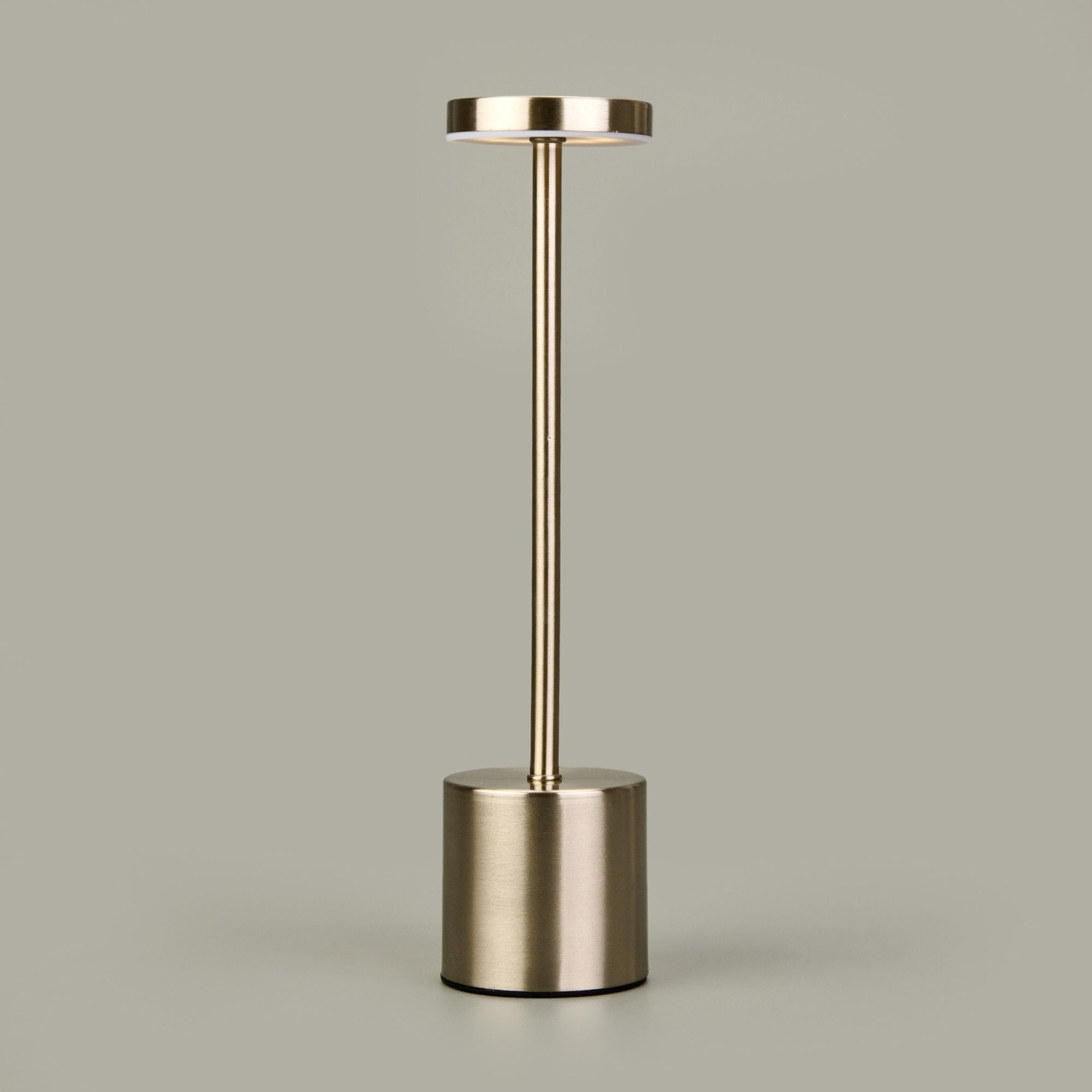 USB Şarjlı Dokunmatik Gümüş Masa Lambası | ByLamp