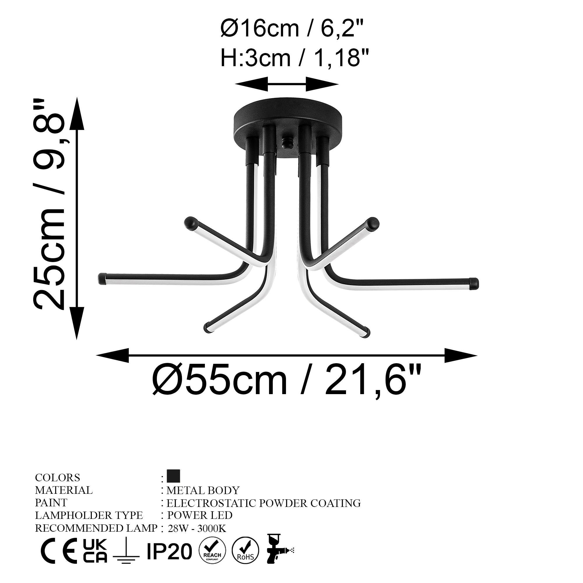 Led Daisy 13673 Led Plafonyer Aydınlatma | ByLamp