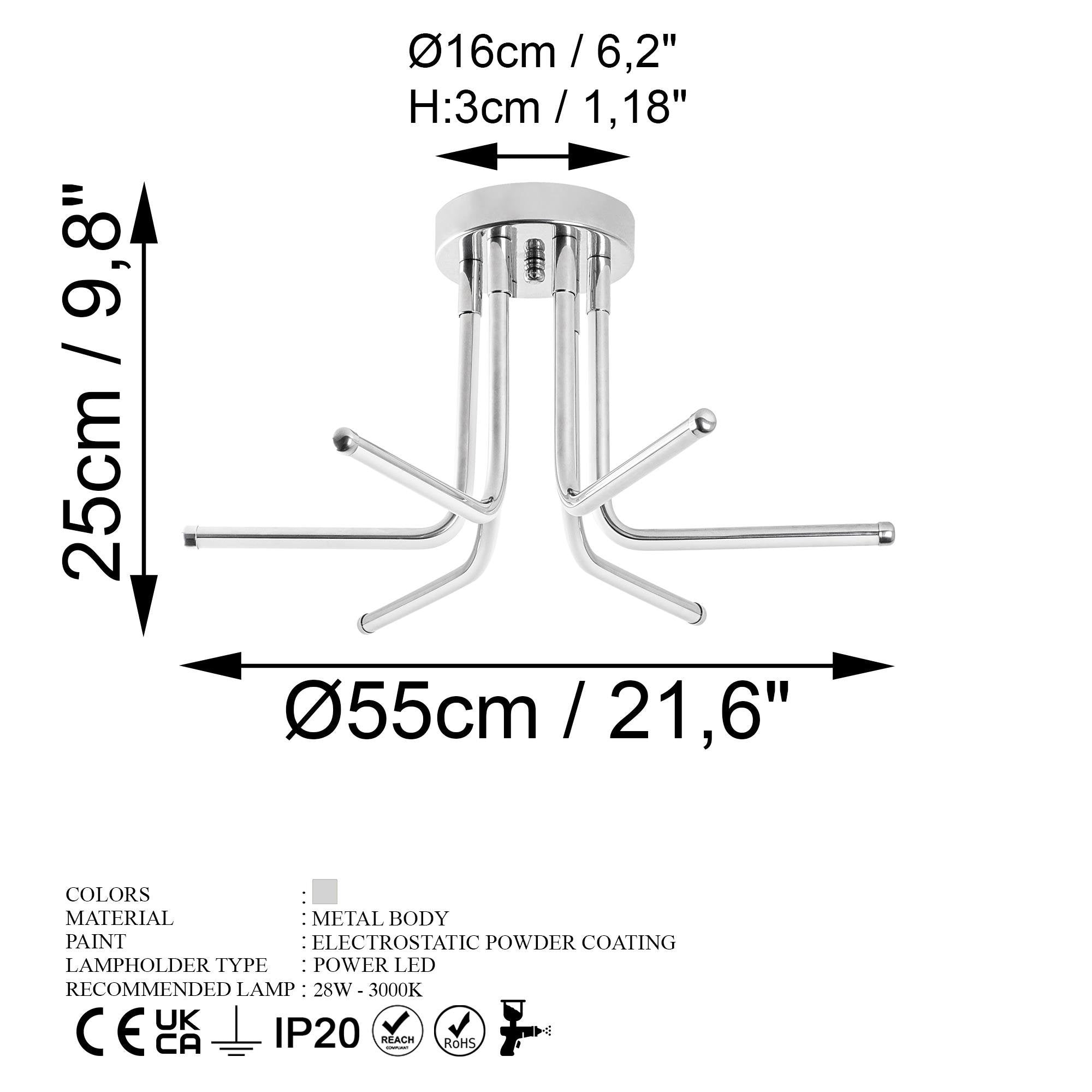 Led Daisy 13676 Led Plafonyer Aydınlatma | ByLamp