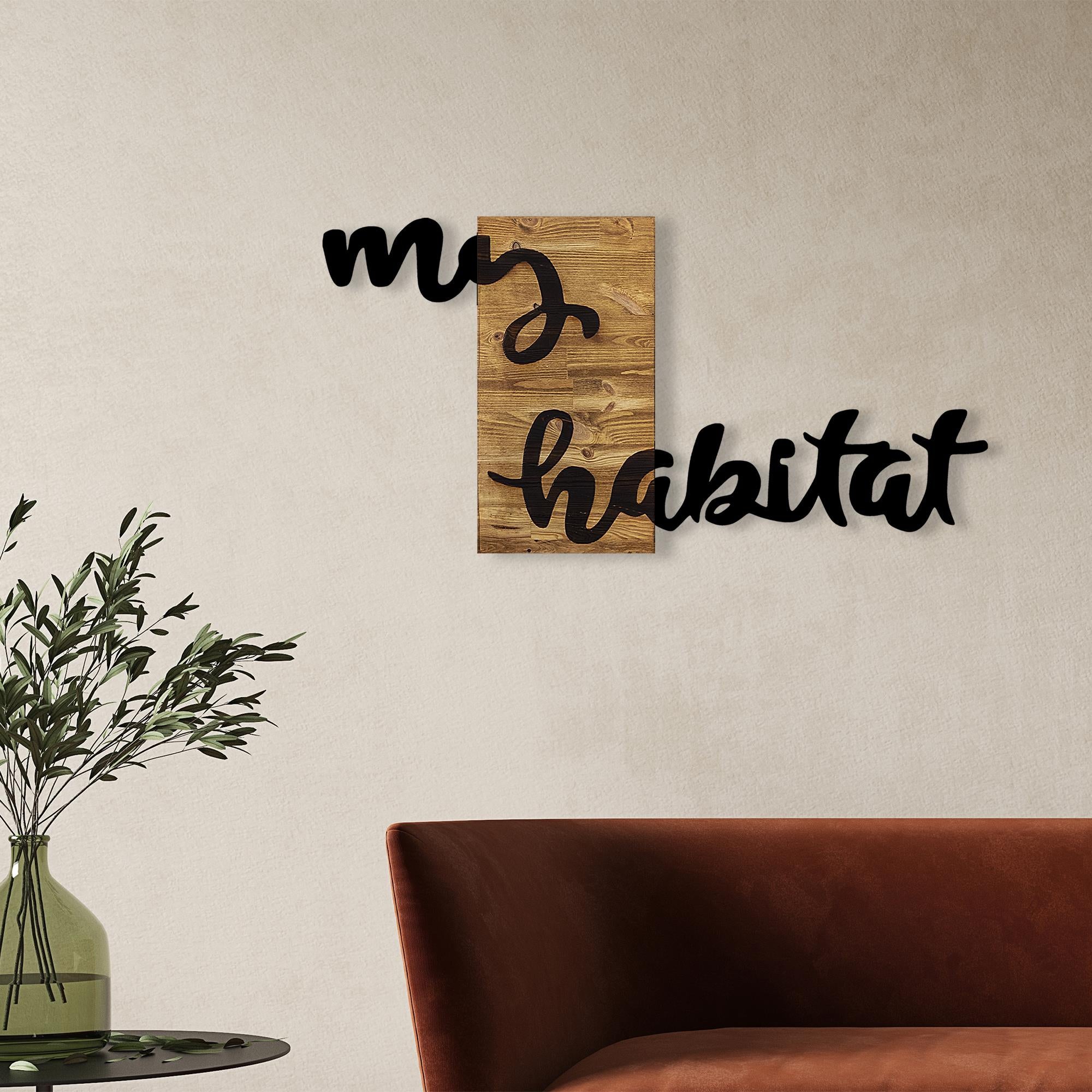 MA-249 Ahşap Metal Duvar Tablosu | ByLamp