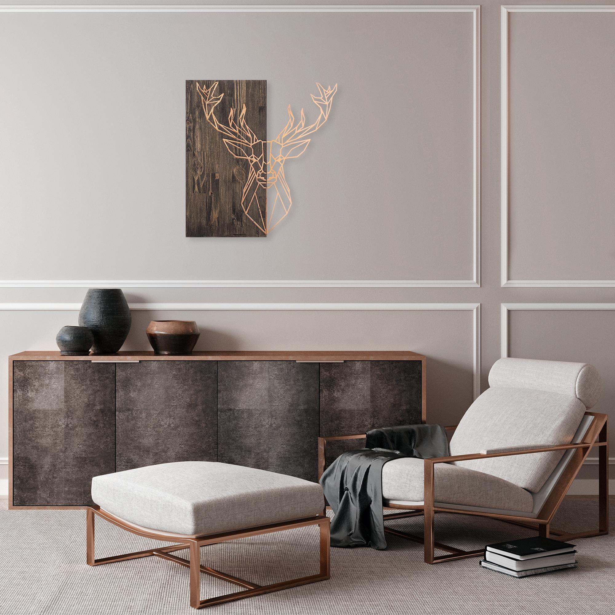 MA-106 Ahşap Metal Duvar Tablosu | ByLamp