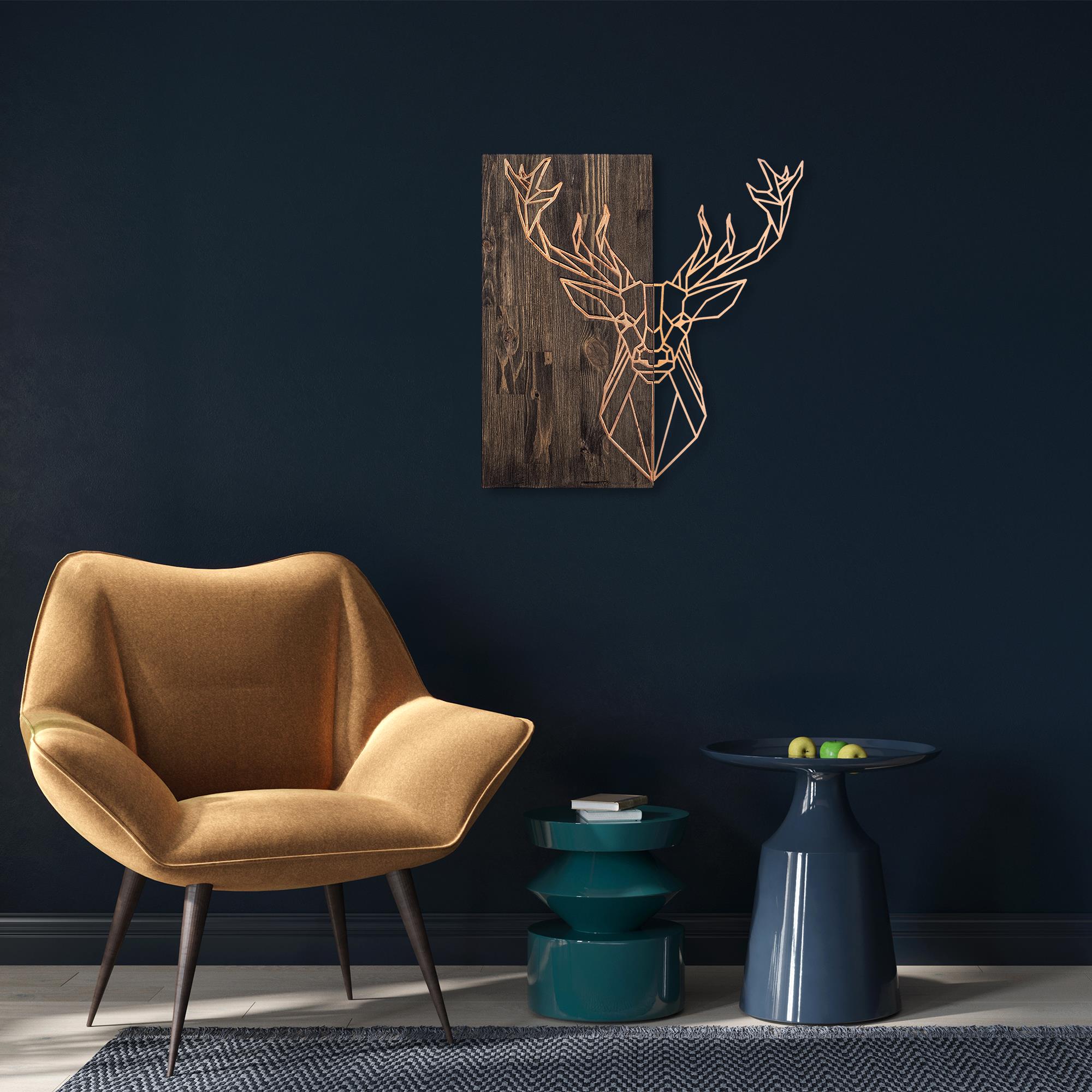 MA-106 Ahşap Metal Duvar Tablosu | ByLamp