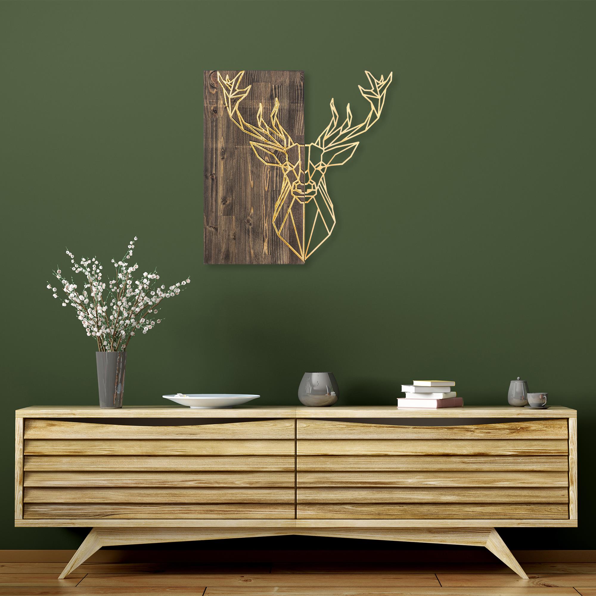 MA-106 Ahşap Metal Duvar Tablosu | ByLamp