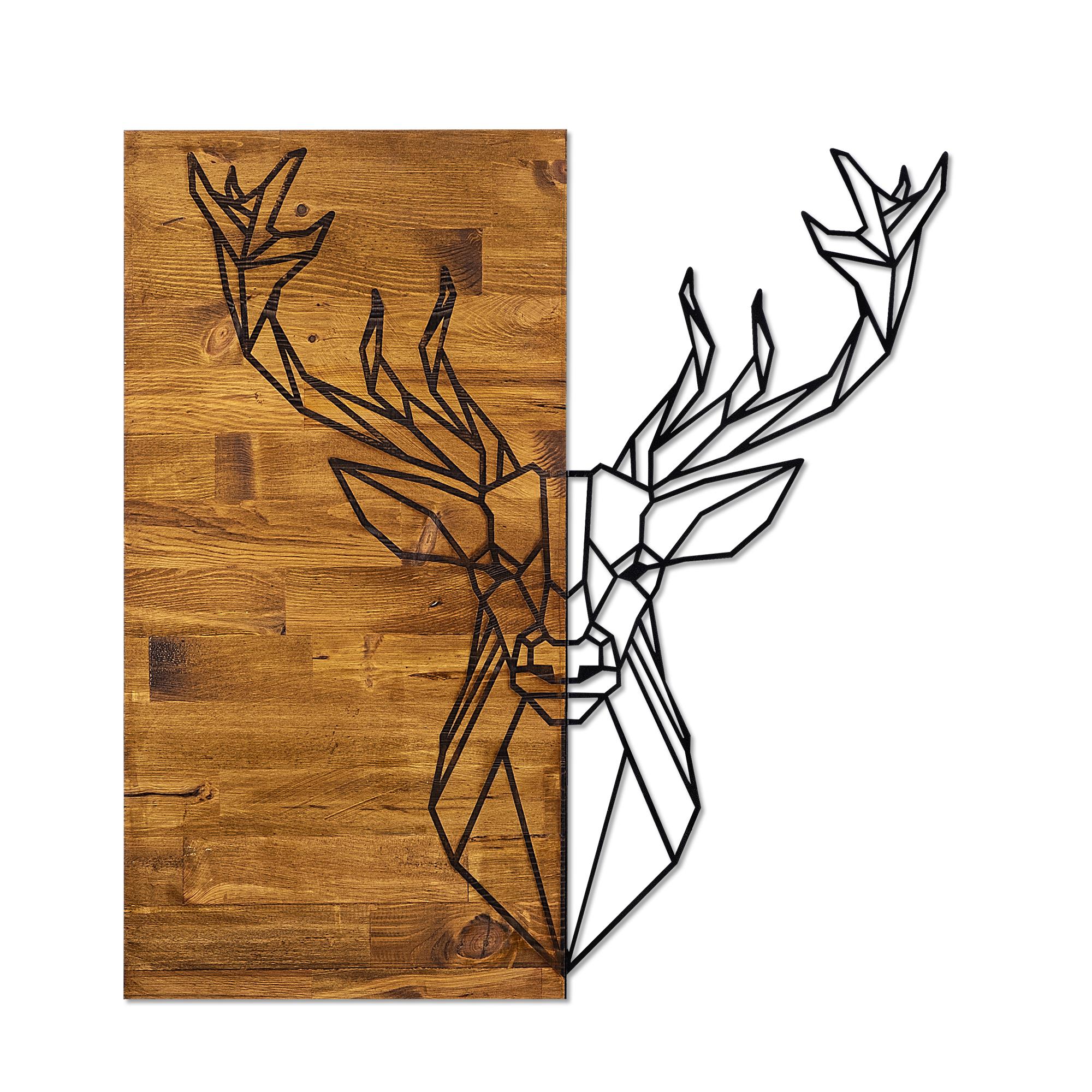 MA-106 Ahşap Metal Duvar Tablosu | ByLamp