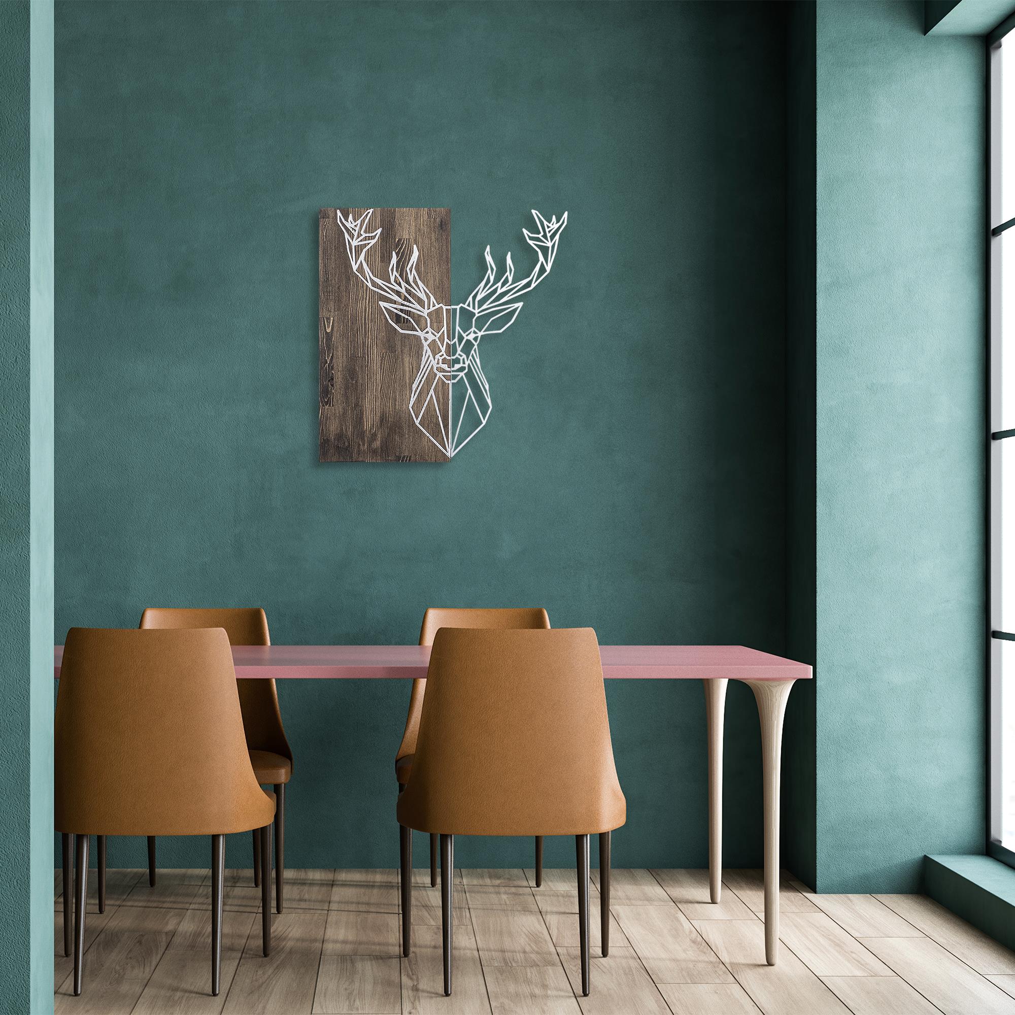 MA-106 Ahşap Metal Duvar Tablosu | ByLamp