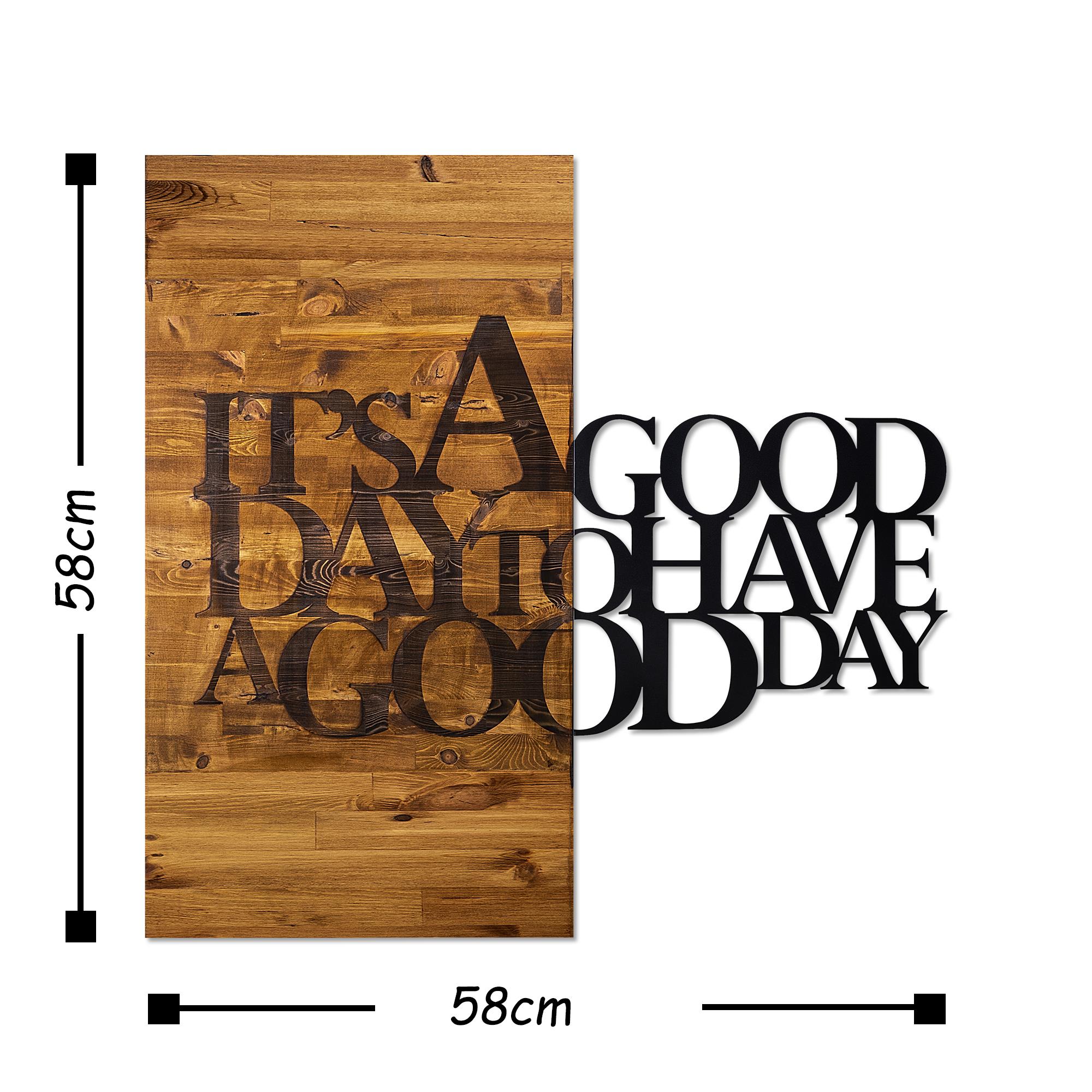 MA-110 Ahşap Metal Duvar Tablosu | ByLamp