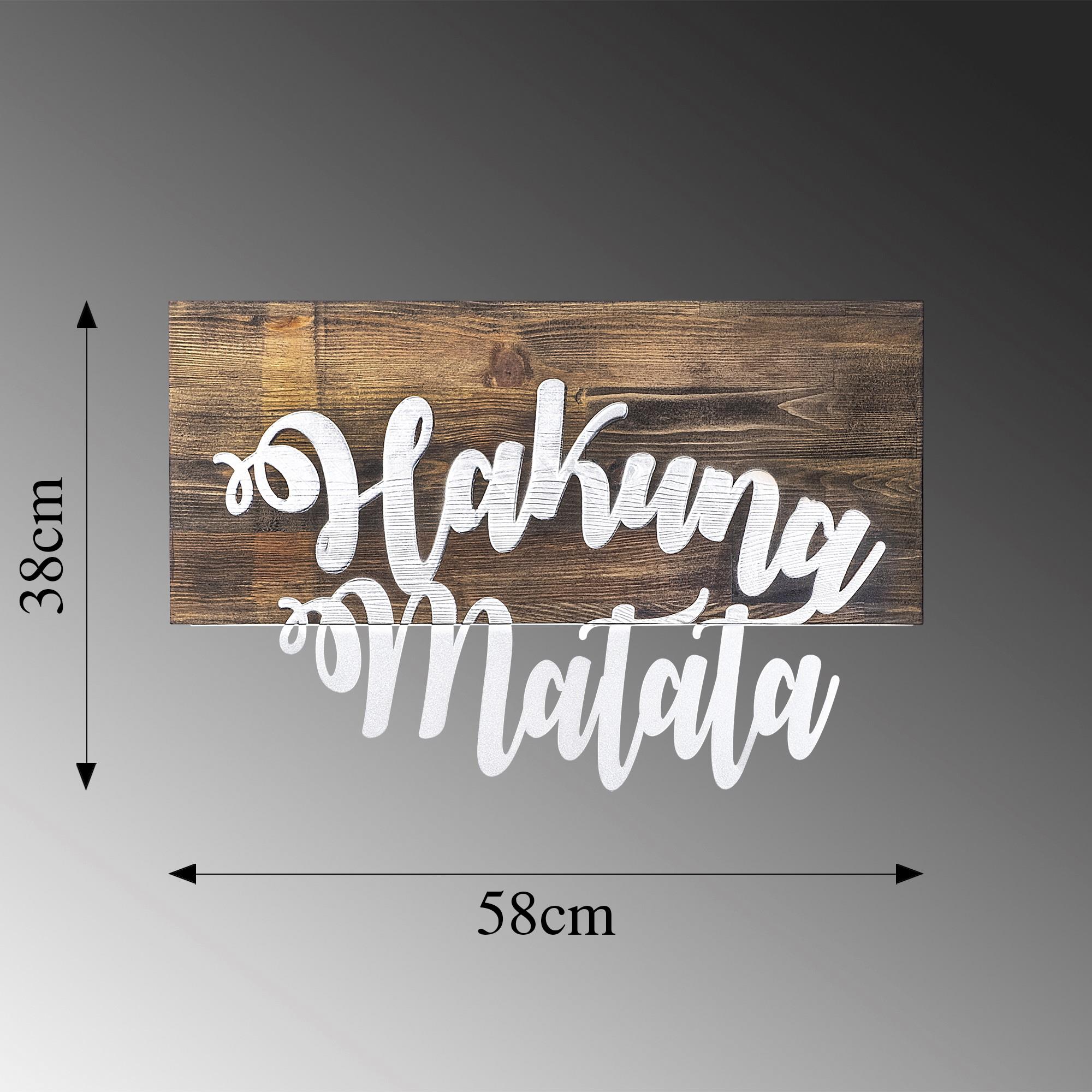 MA-112 Ahşap Metal Duvar Tablosu | ByLamp