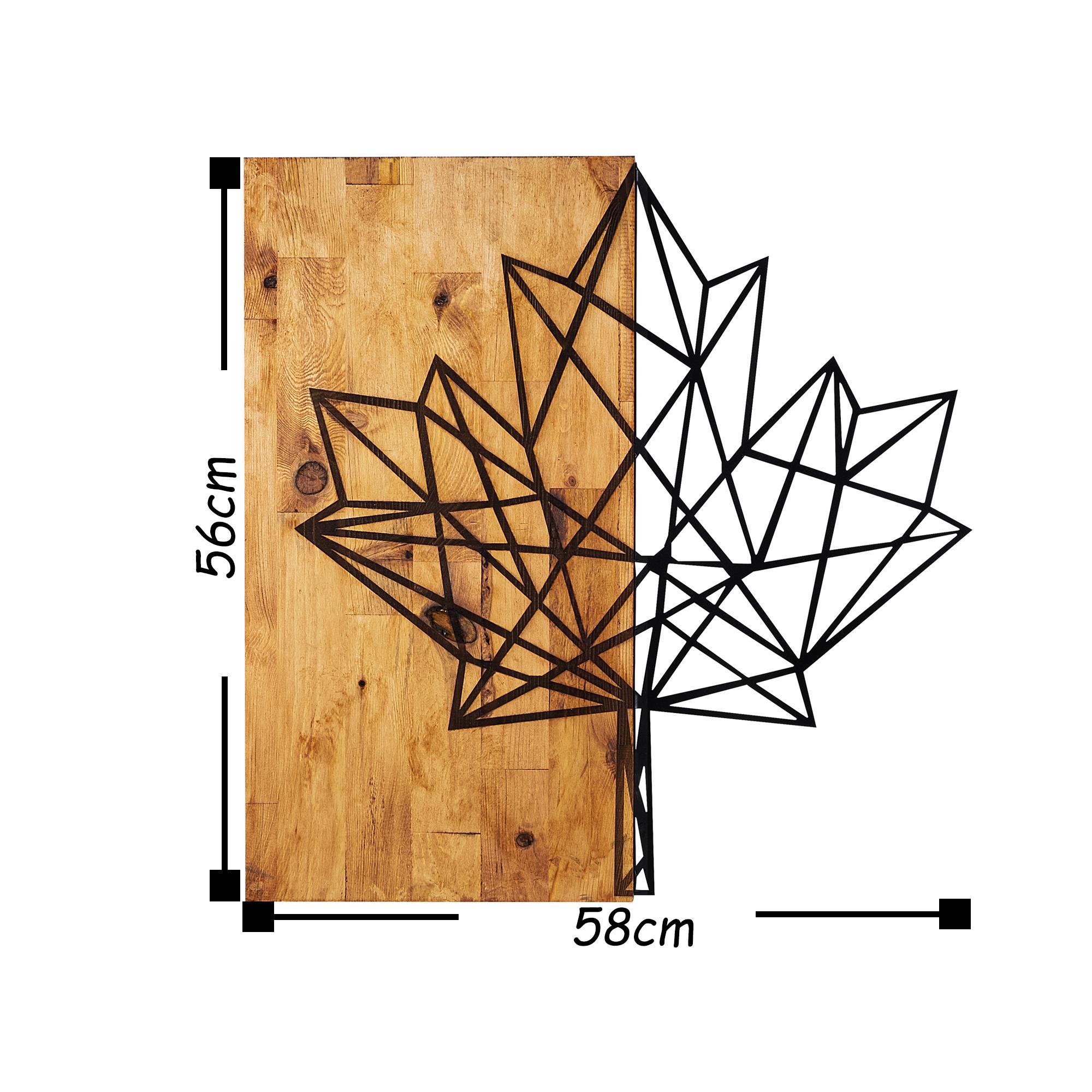 MA-114 Ahşap Metal Duvar Tablosu | ByLamp
