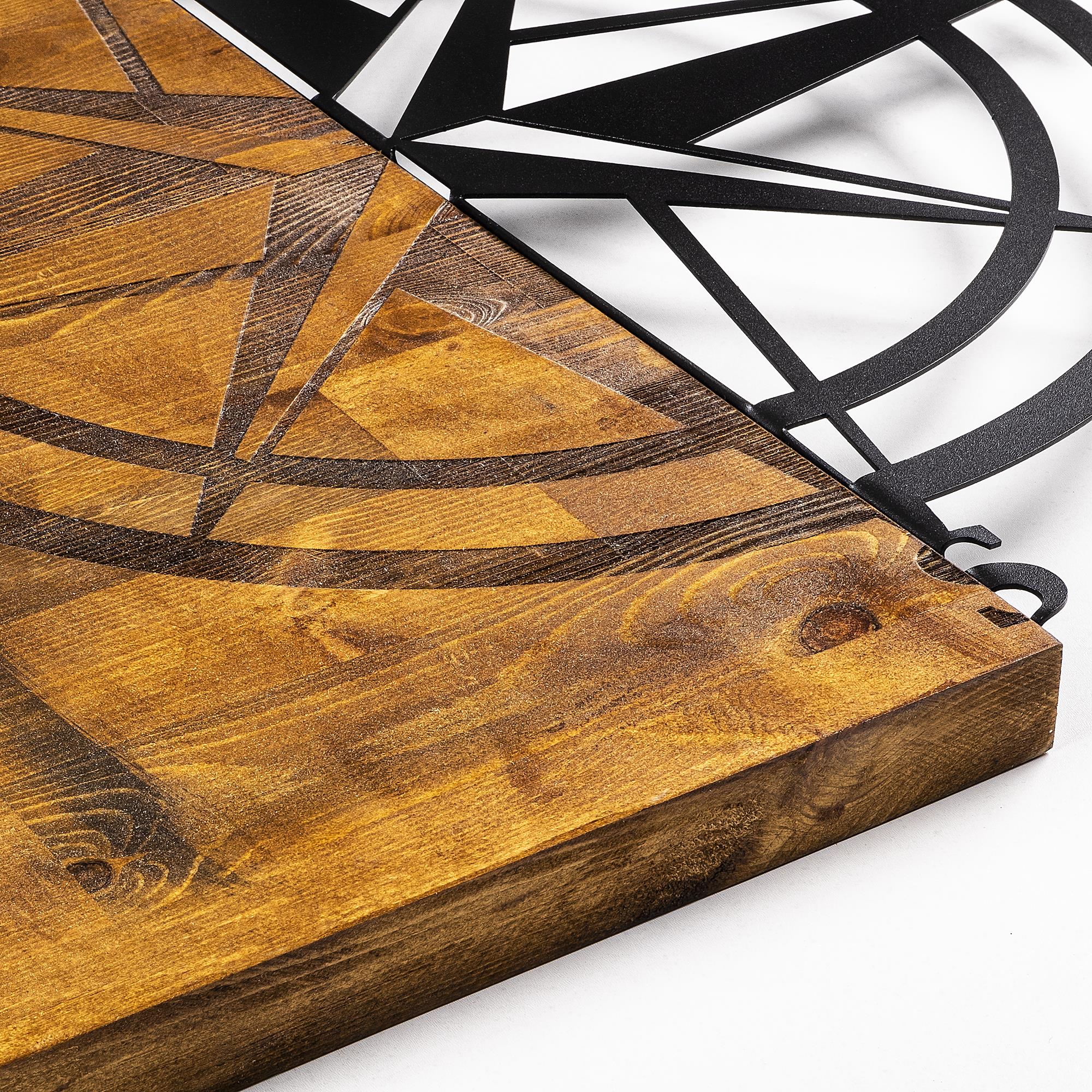 MA-122 Ahşap Metal Duvar Tablosu | ByLamp