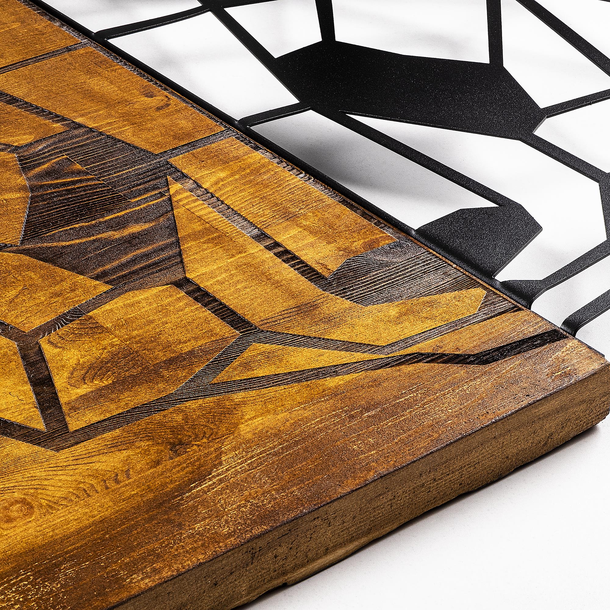 MA-129 Ahşap Metal Duvar Tablosu | ByLamp