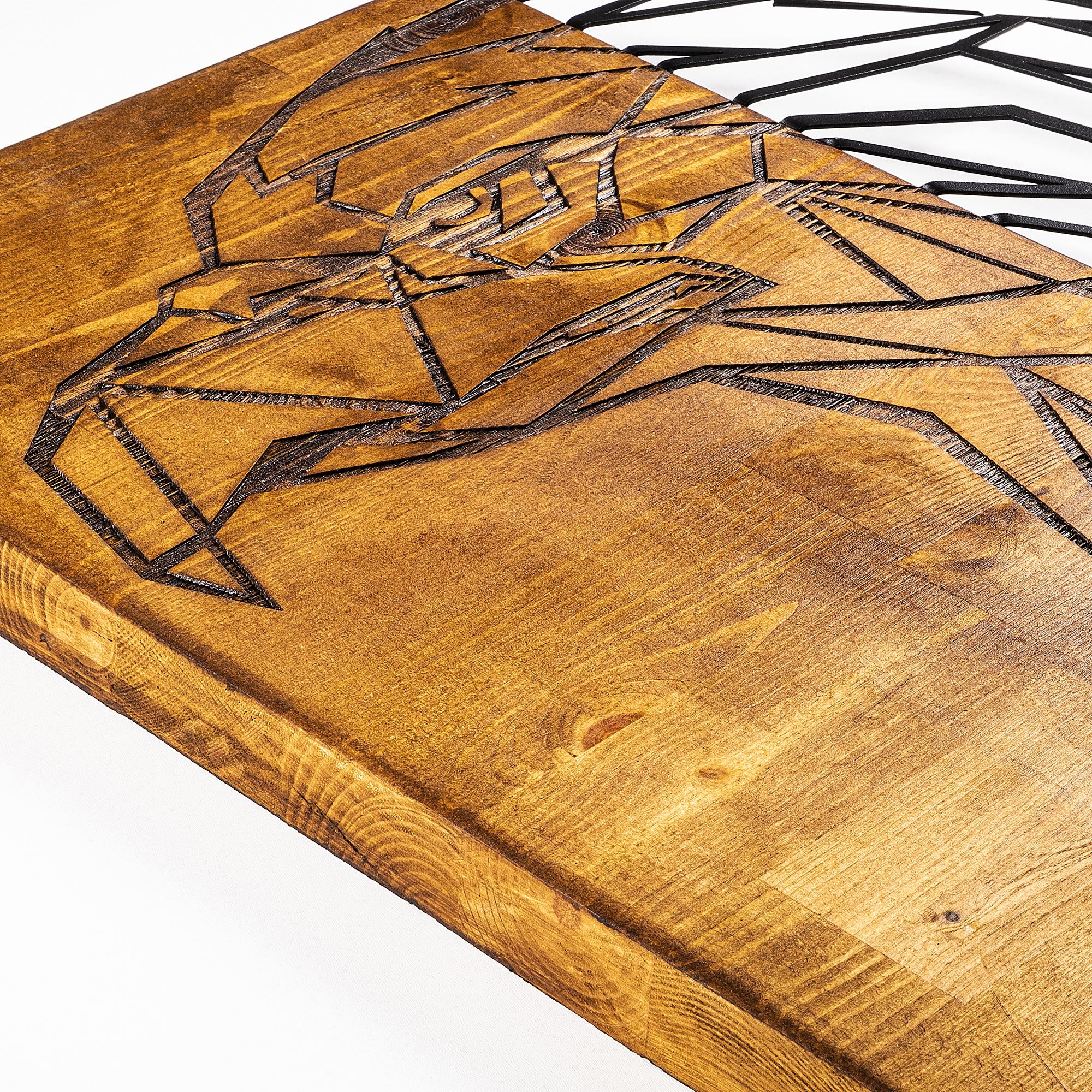 MA-132 Ahşap Metal Duvar Tablosu | ByLamp