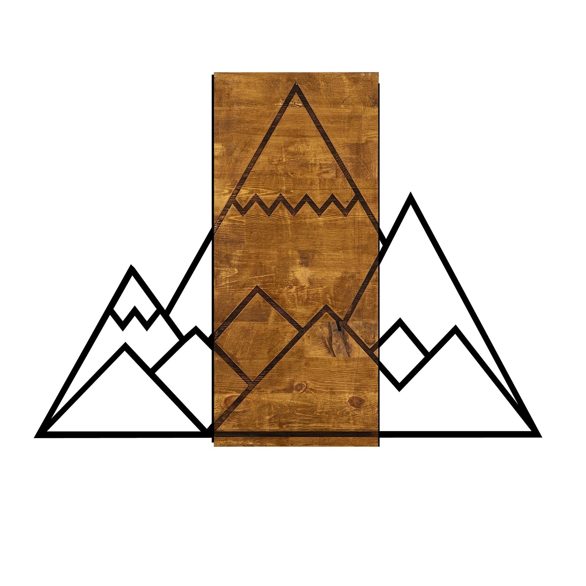 MA-143 Ahşap Metal Duvar Tablosu | ByLamp