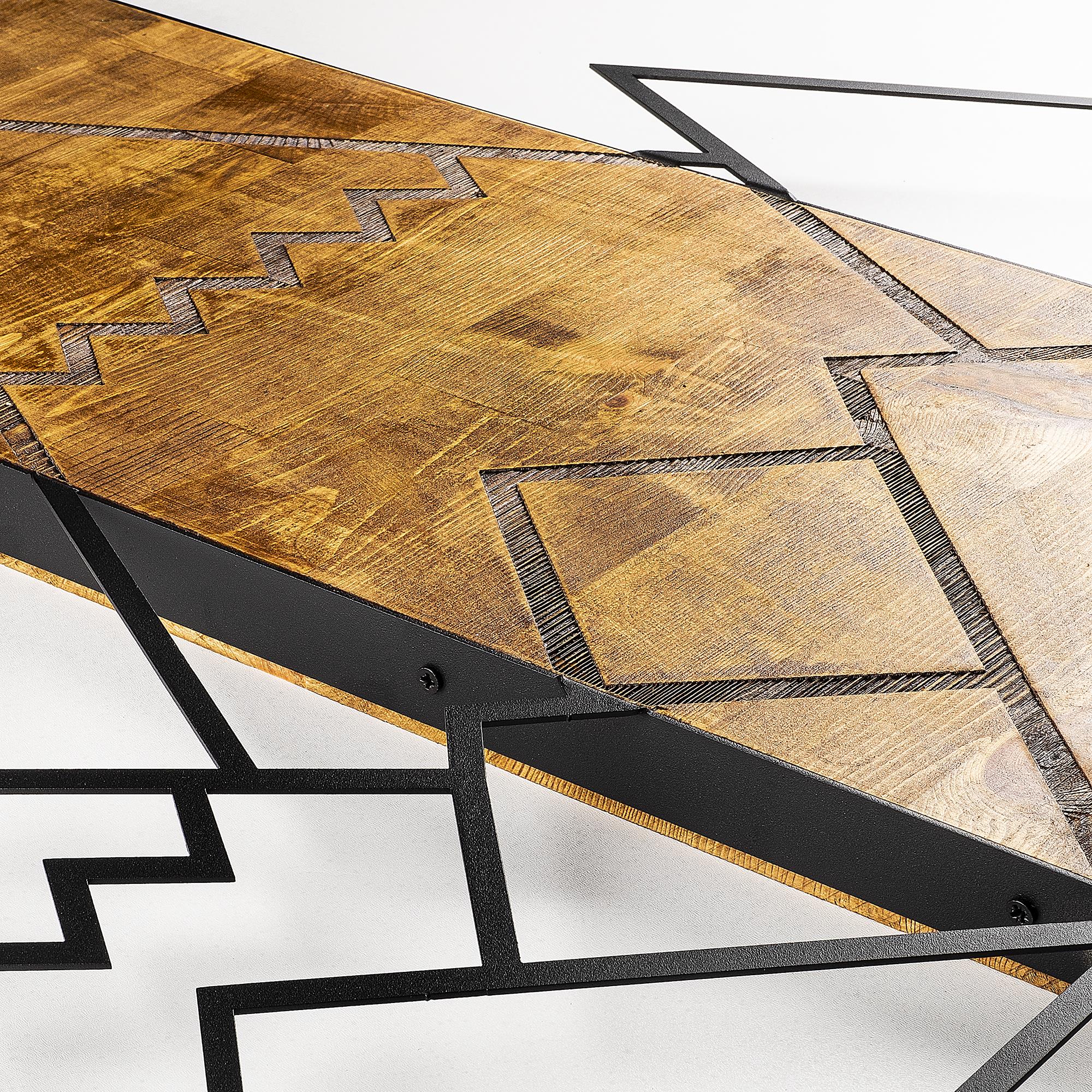 MA-143 Ahşap Metal Duvar Tablosu | ByLamp