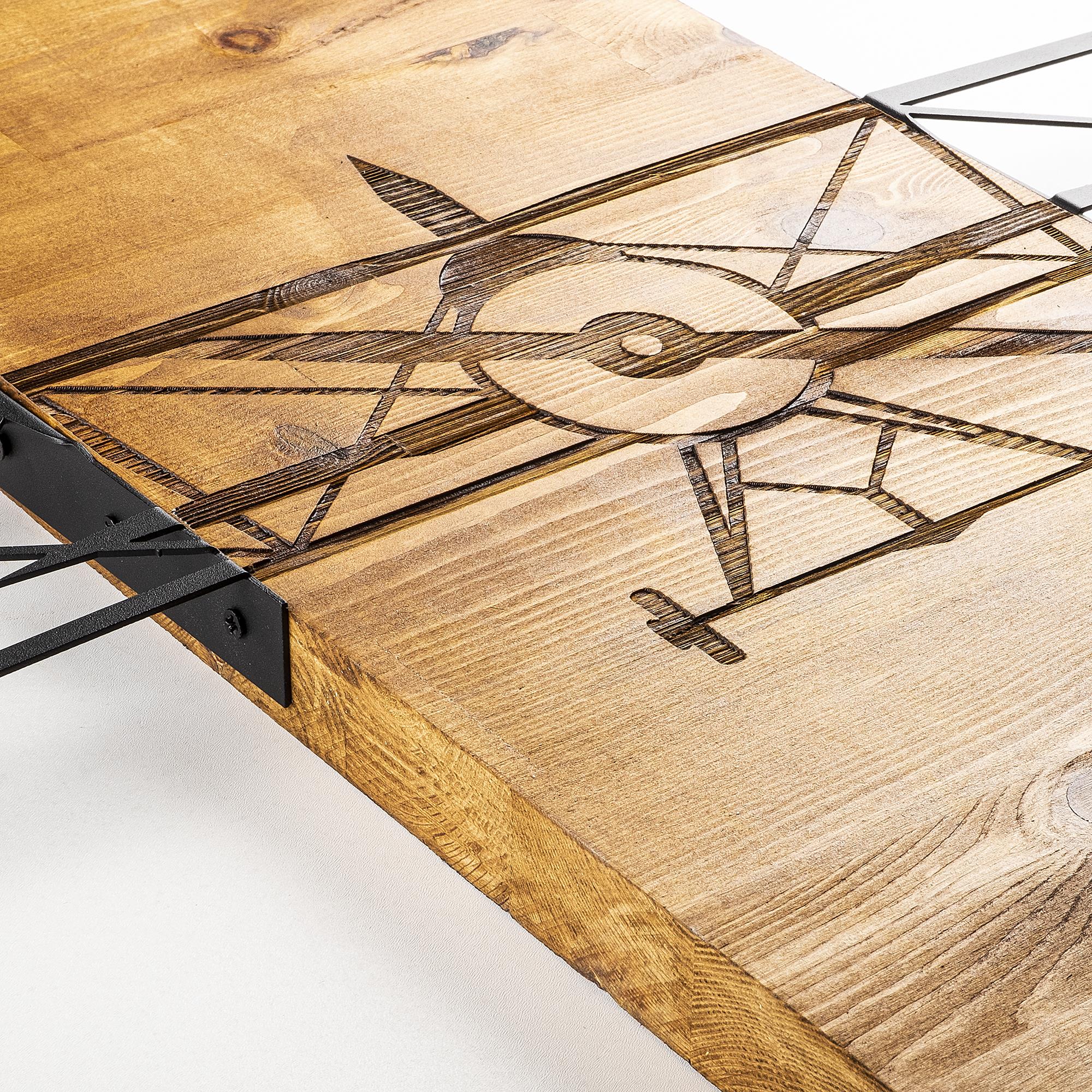 MA-144 Ahşap Metal Duvar Tablosu | ByLamp