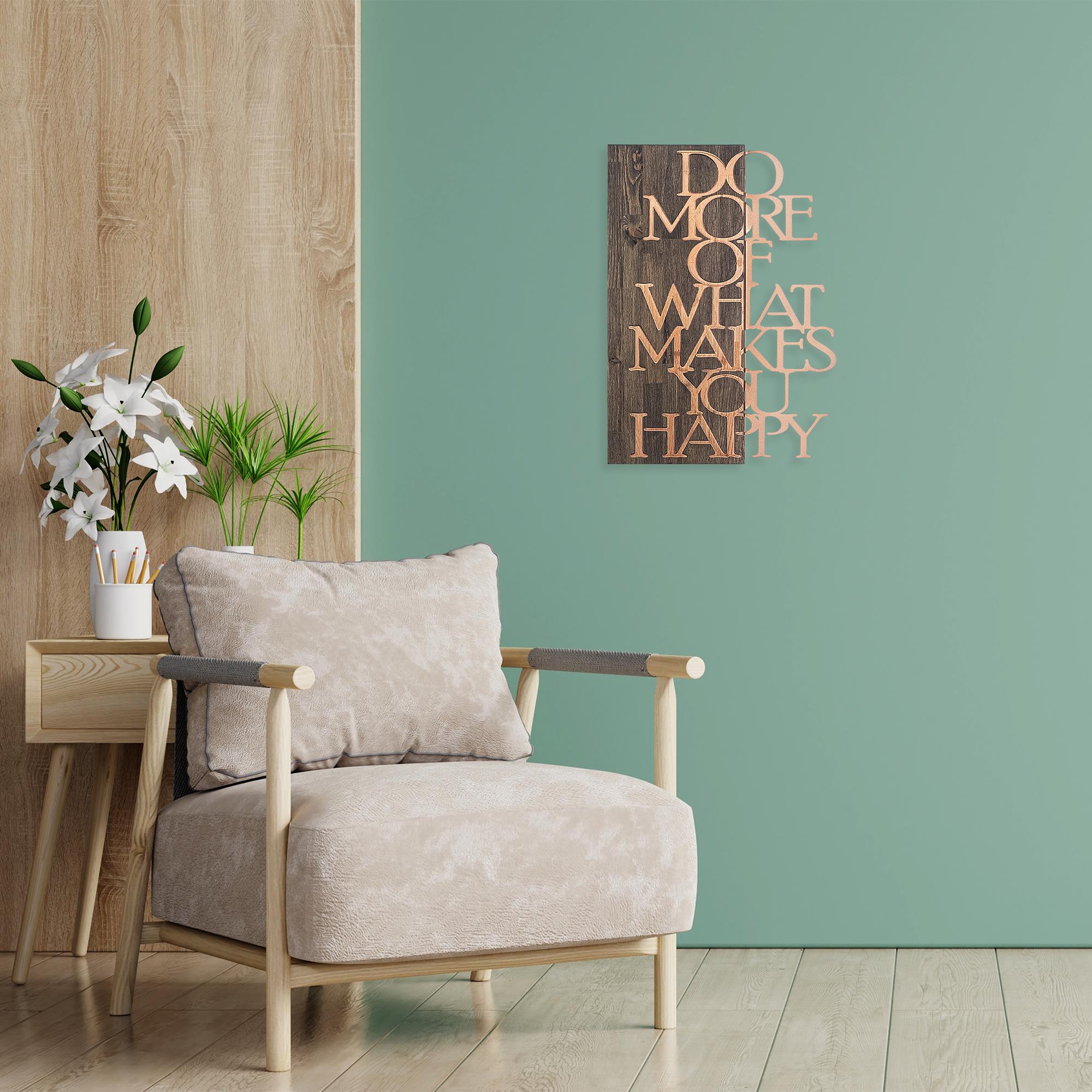 MA-150 Ahşap Metal Duvar Tablosu | ByLamp