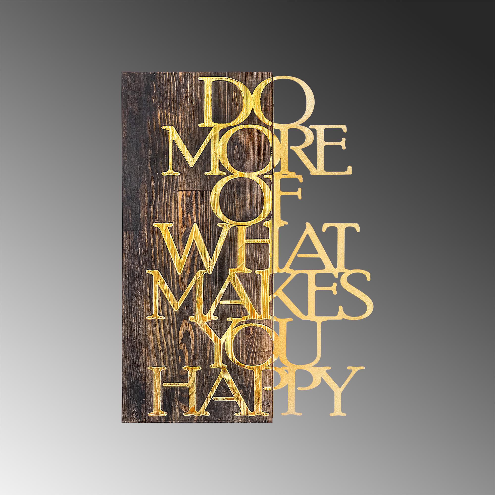 MA-150 Ahşap Metal Duvar Tablosu | ByLamp