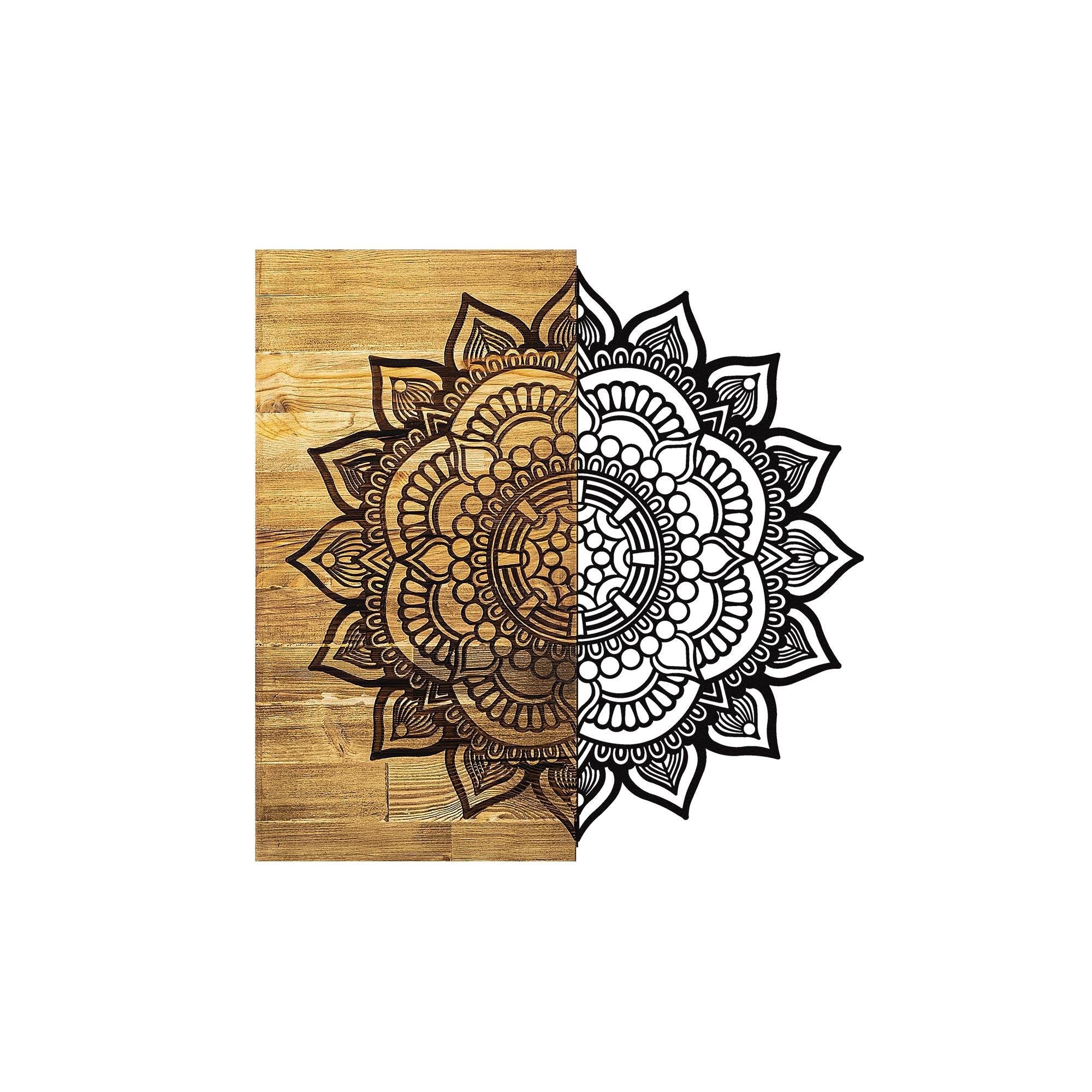 MA-217 Ahşap Metal Duvar Tablosu | ByLamp