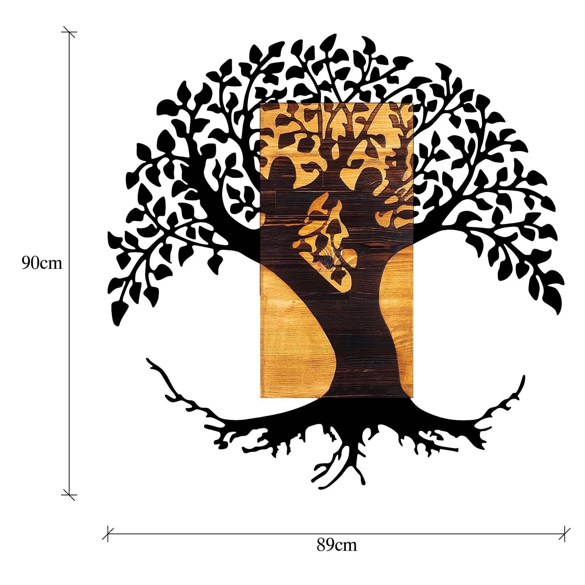 MA-223 Ahşap Metal Duvar Tablosu | ByLamp