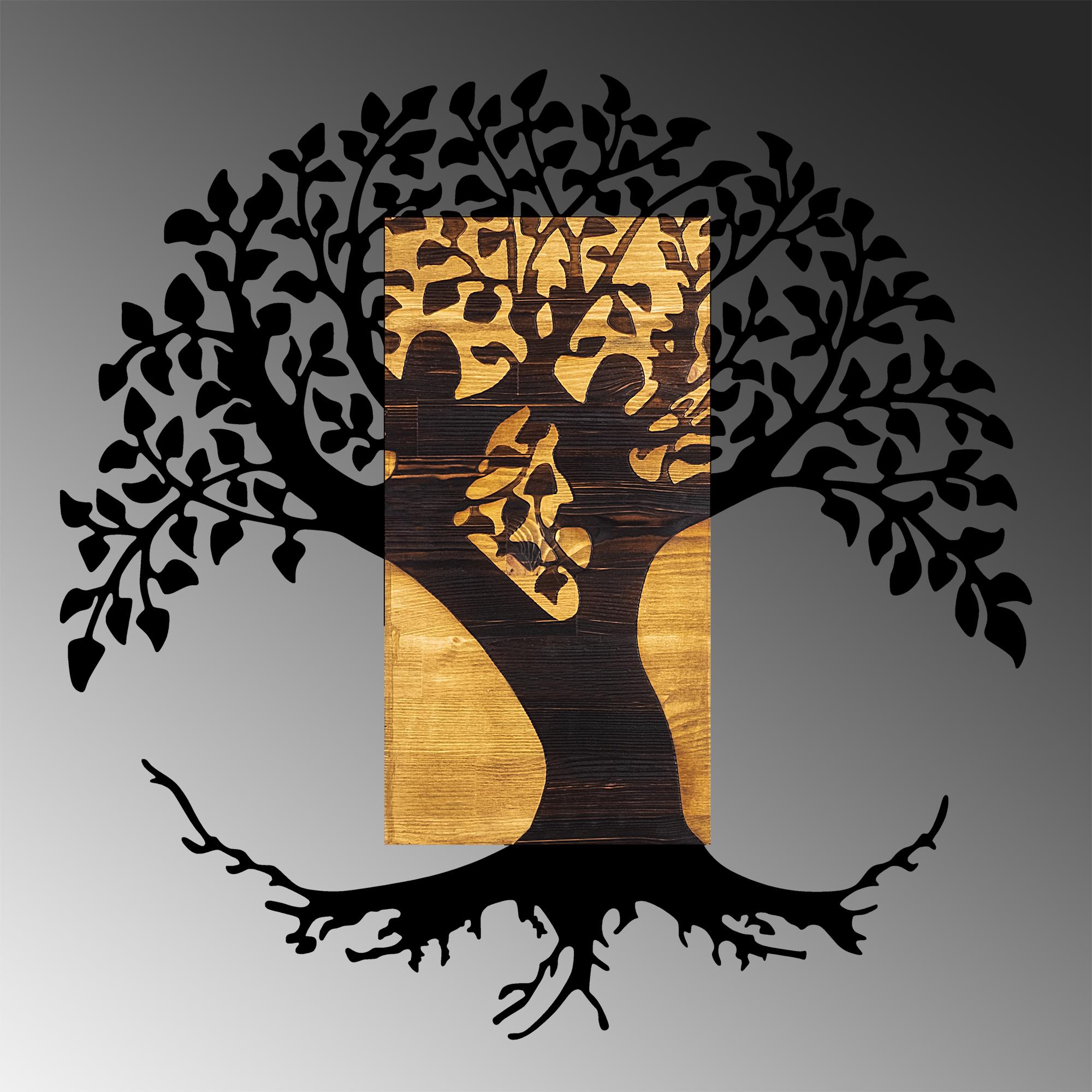 MA-223 Ahşap Metal Duvar Tablosu | ByLamp